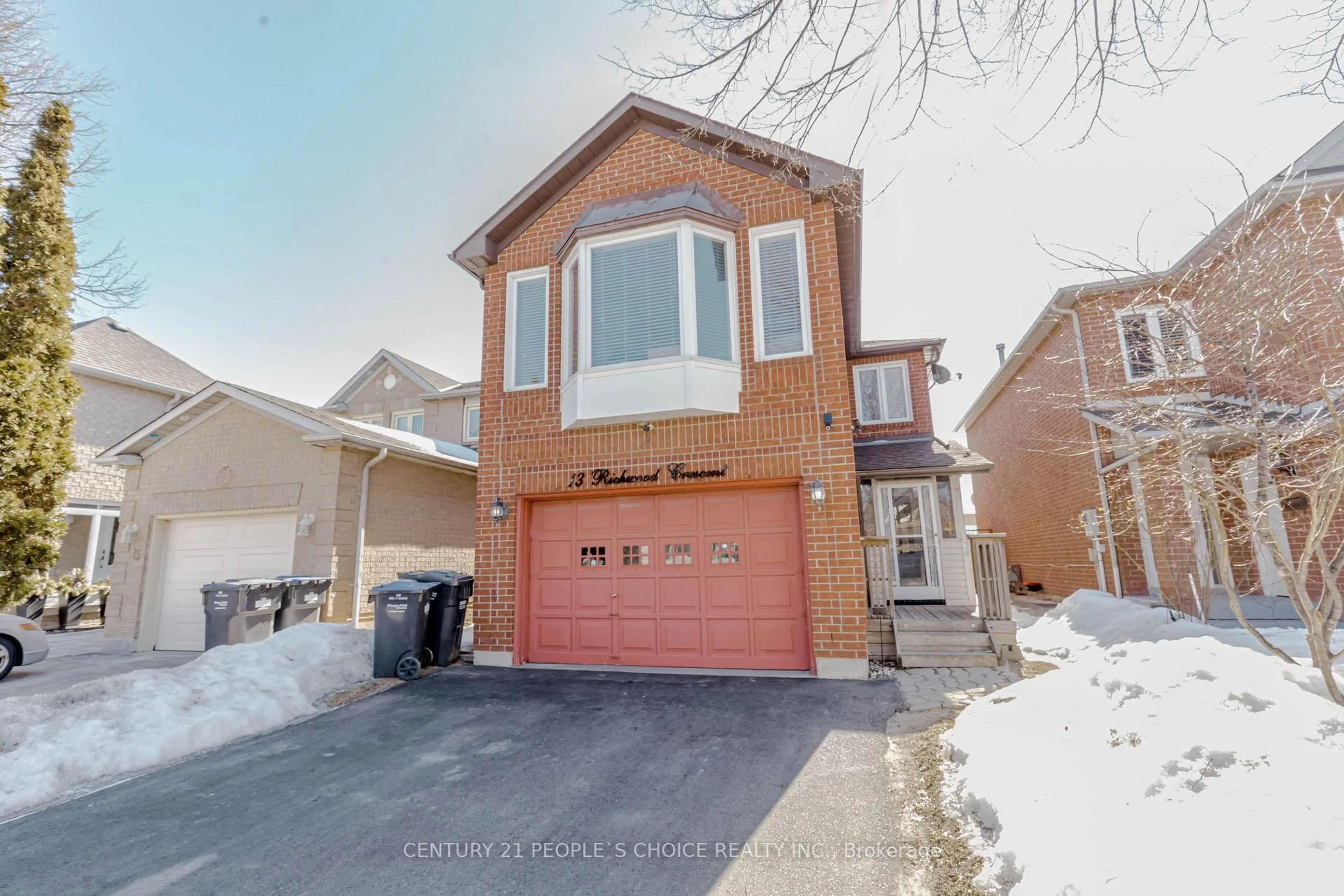 Home with brick exterior material, street for 13 Richwood Cres, Brampton Ontario L6X 4K9