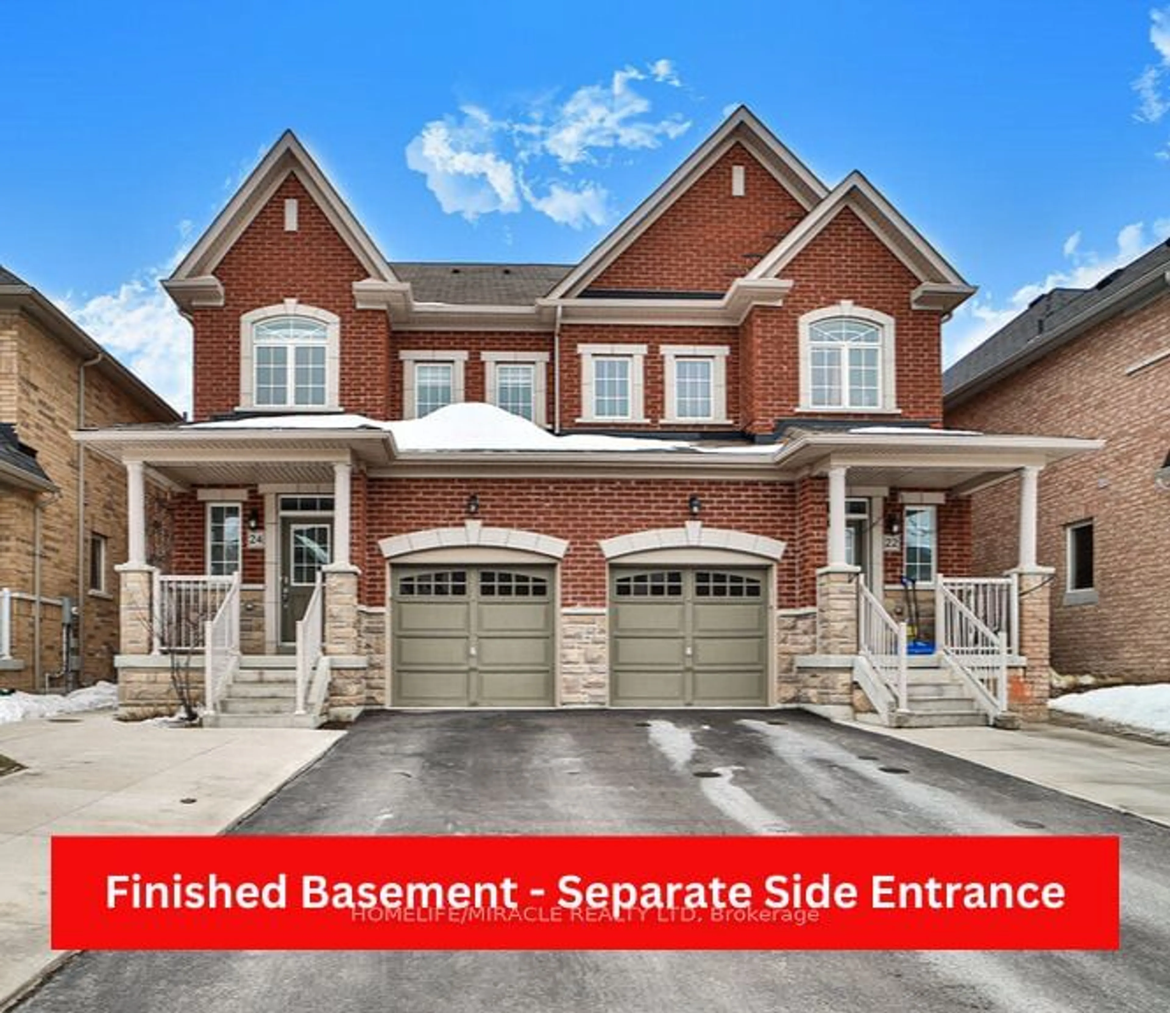 Home with brick exterior material, street for 24 Deer Ridge Tr, Caledon Ontario L7C 3Z6