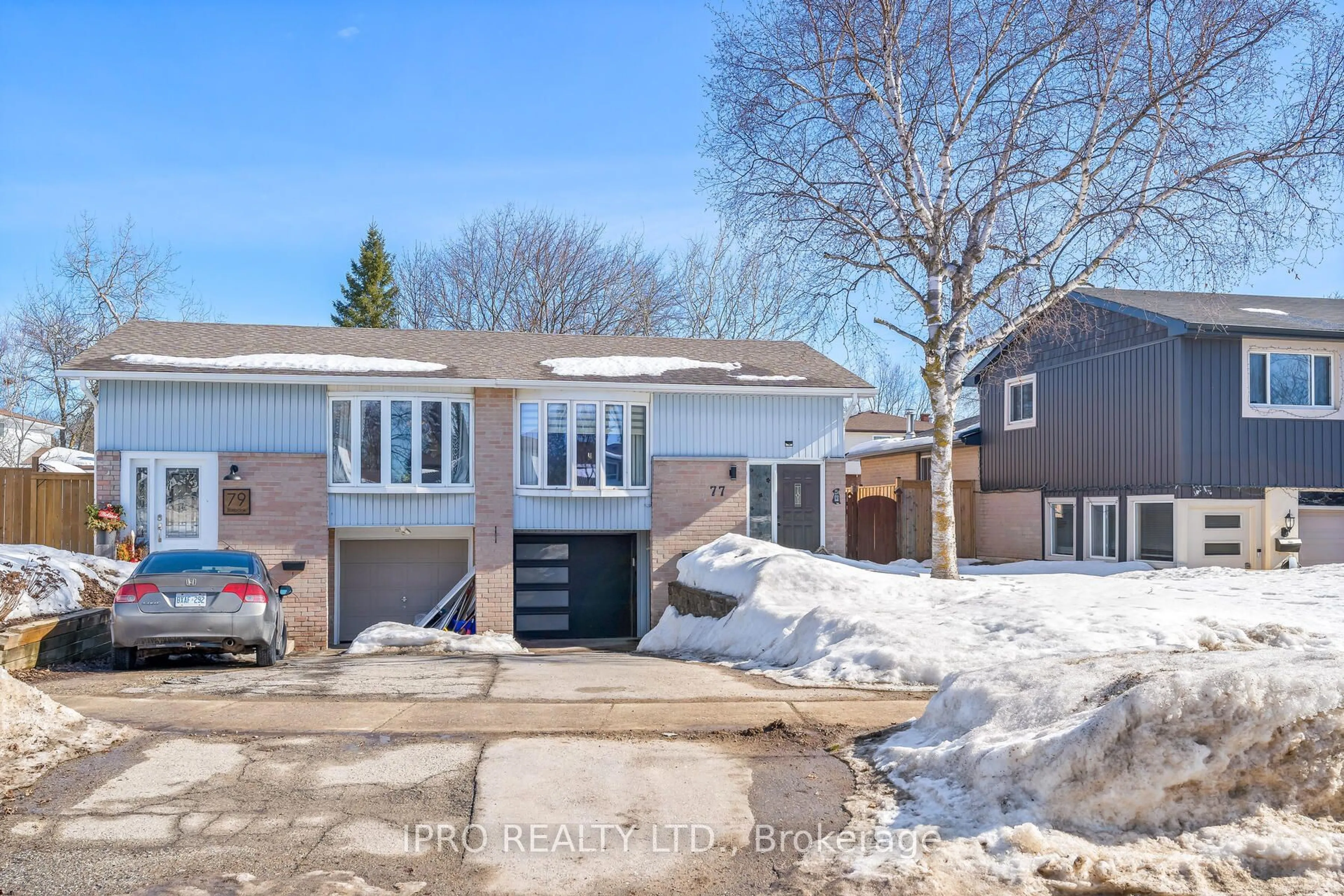 A pic from outside/outdoor area/front of a property/back of a property/a pic from drone, street for 77 Burbank Cres, Orangeville Ontario L9W 3E6