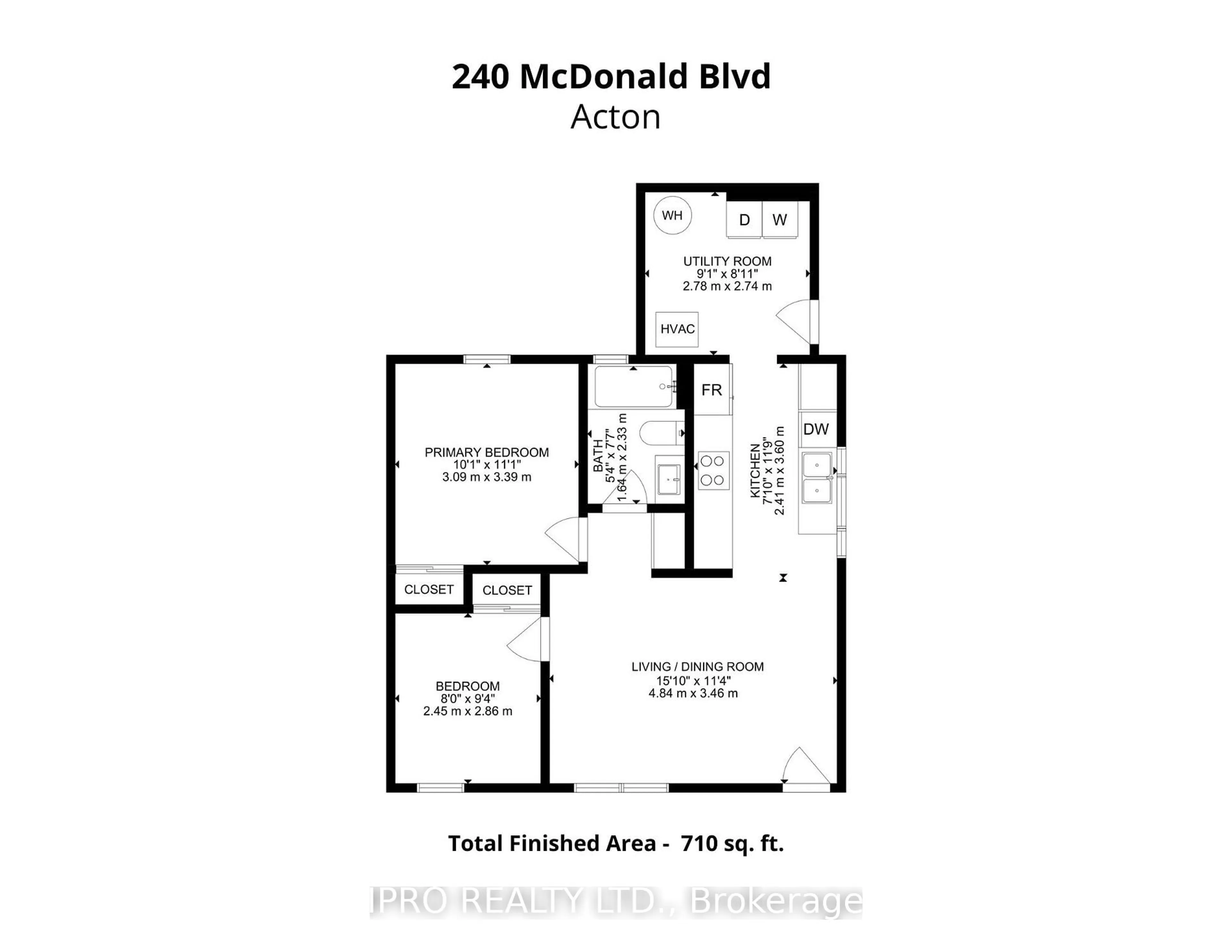 Floor plan for 240 McDonald Blvd, Halton Hills Ontario L7J 1B1