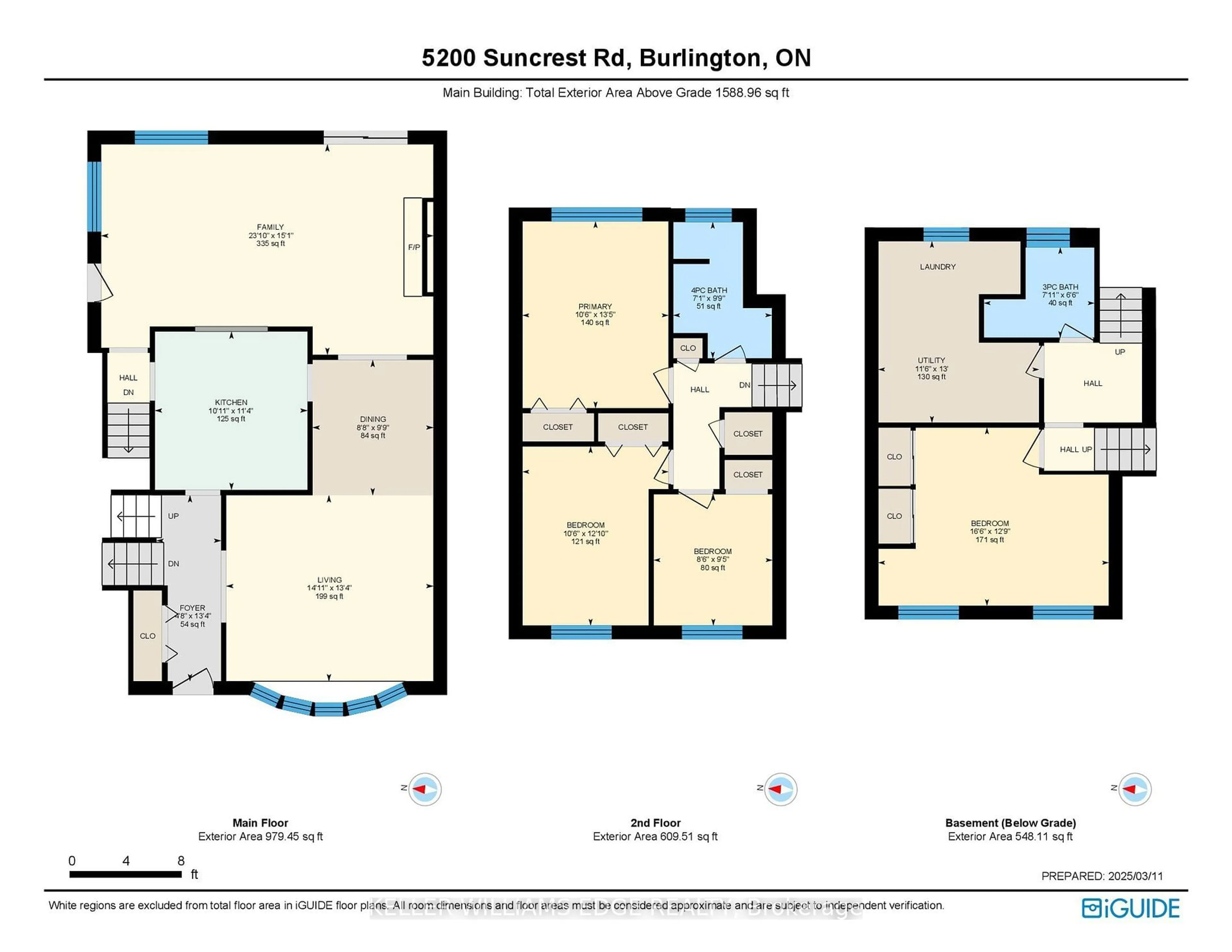 Floor plan for 5200 Suncrest Rd, Burlington Ontario L7L 3W8