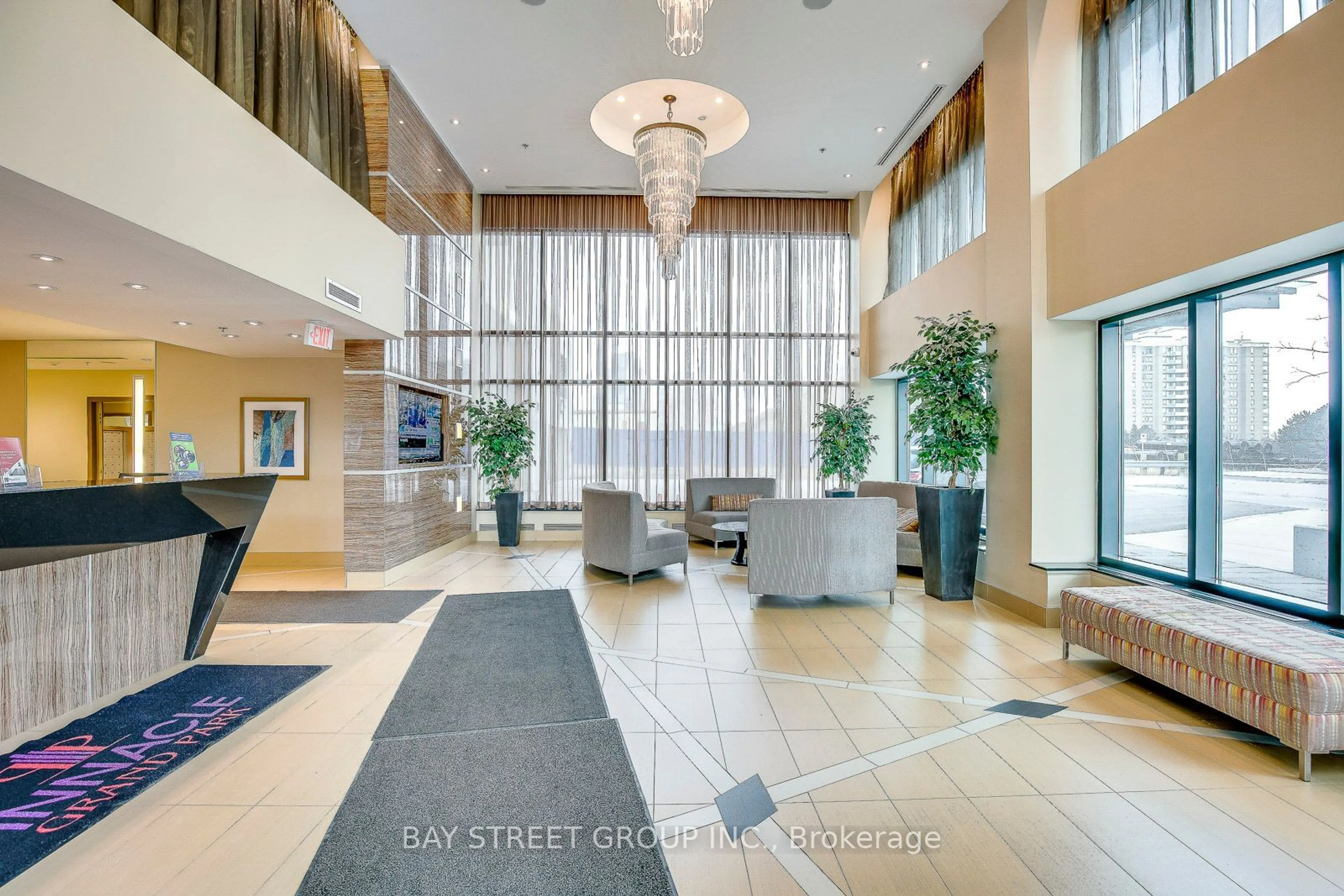 Lobby for 3985 Grand Park Dr #609, Mississauga Ontario L5B 0H8