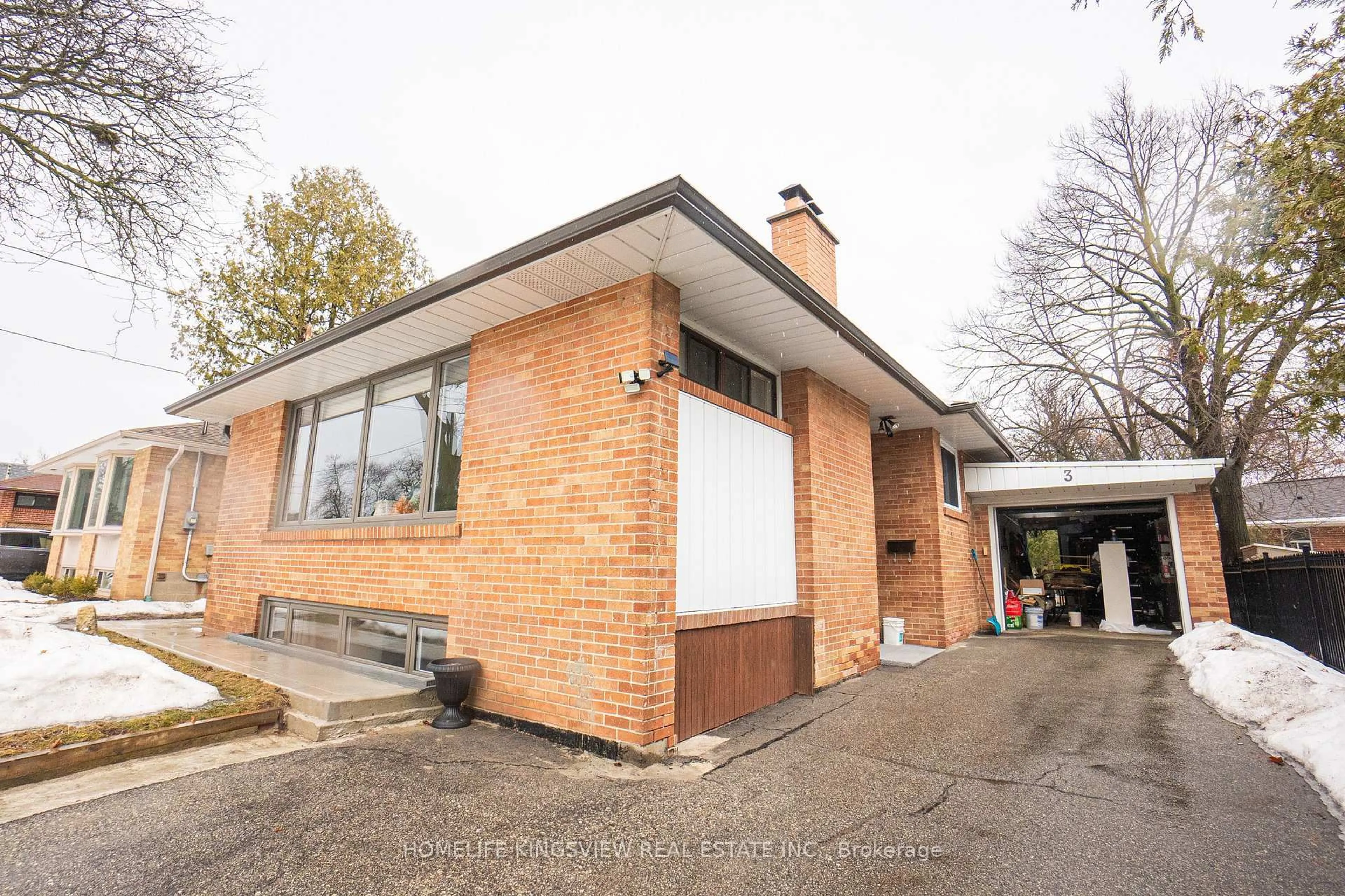 Home with brick exterior material, building for 3 Crendon Dr, Toronto Ontario M9C 3G3