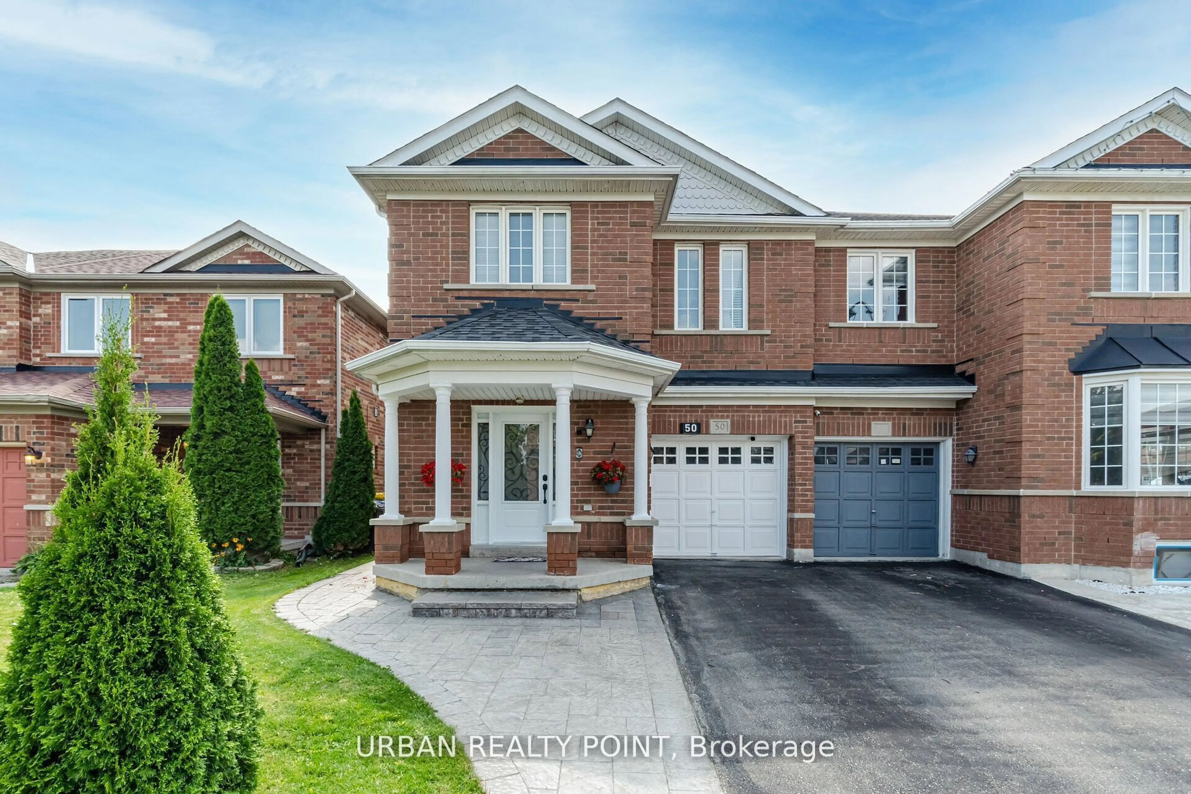 Home with brick exterior material, street for 50 Silver Egret Rd, Brampton Ontario L7A 3P6