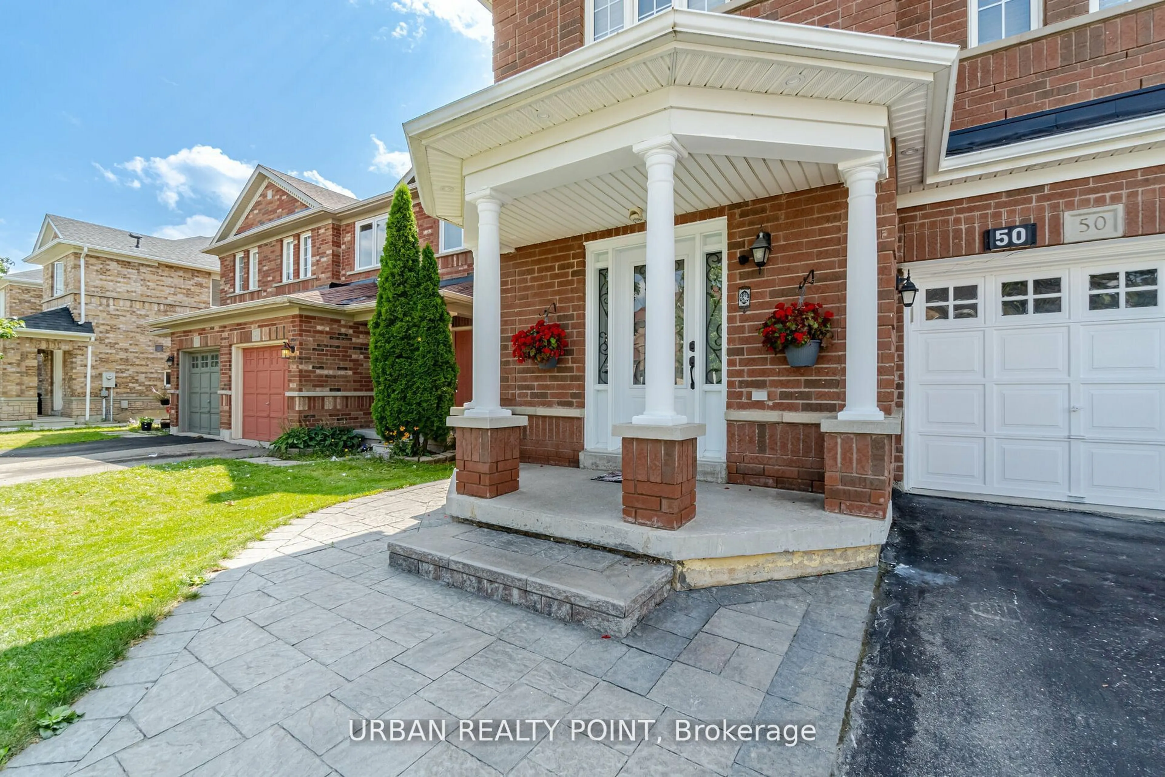 Home with brick exterior material, street for 50 Silver Egret Rd, Brampton Ontario L7A 3P6