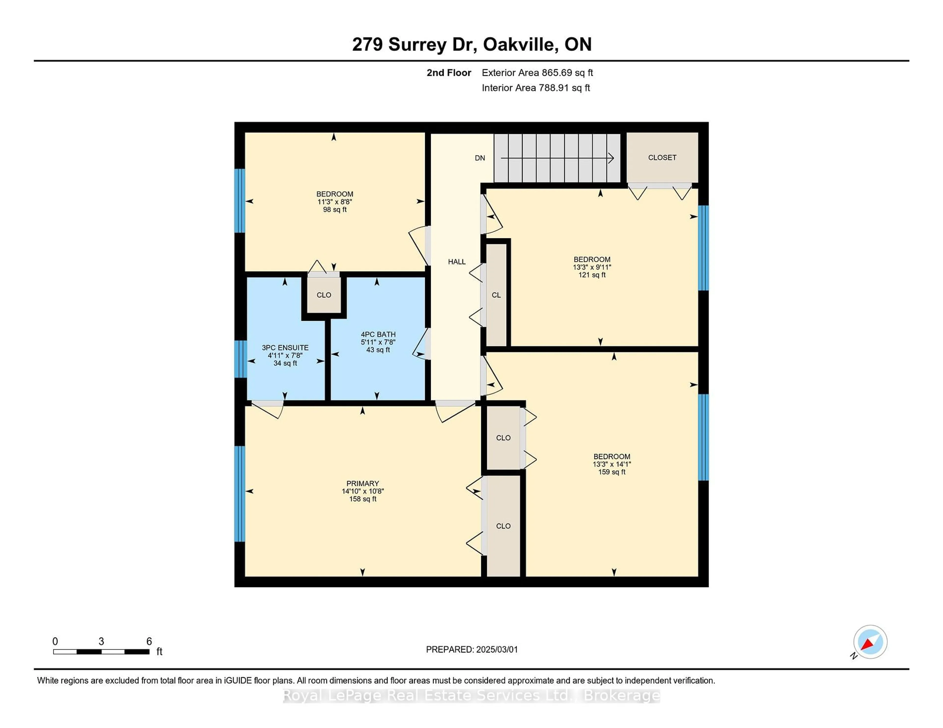 Floor plan for 279 Surrey Dr, Oakville Ontario L6L 3T6