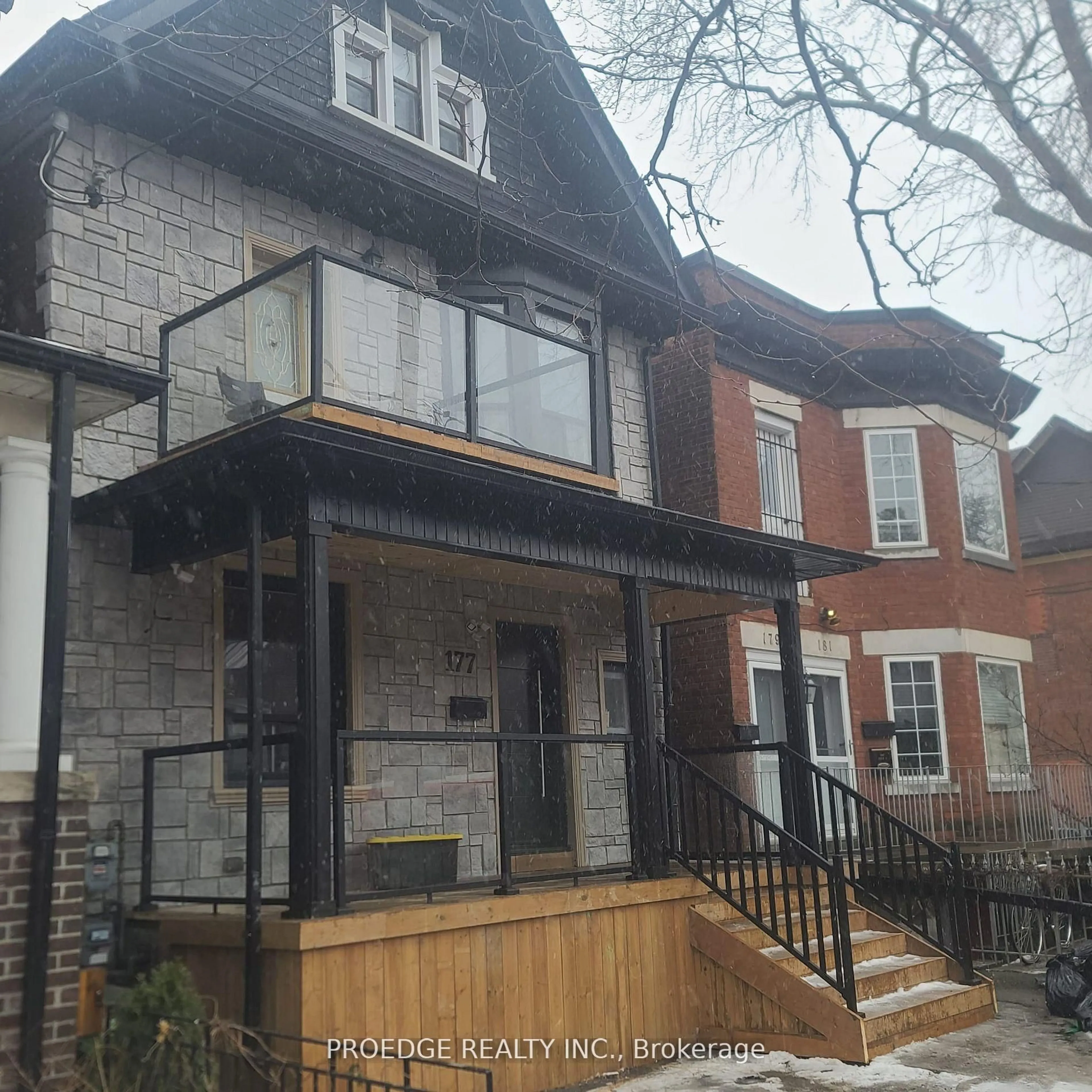 Home with brick exterior material, street for 177 Wallace Ave, Toronto Ontario M6H 1V3