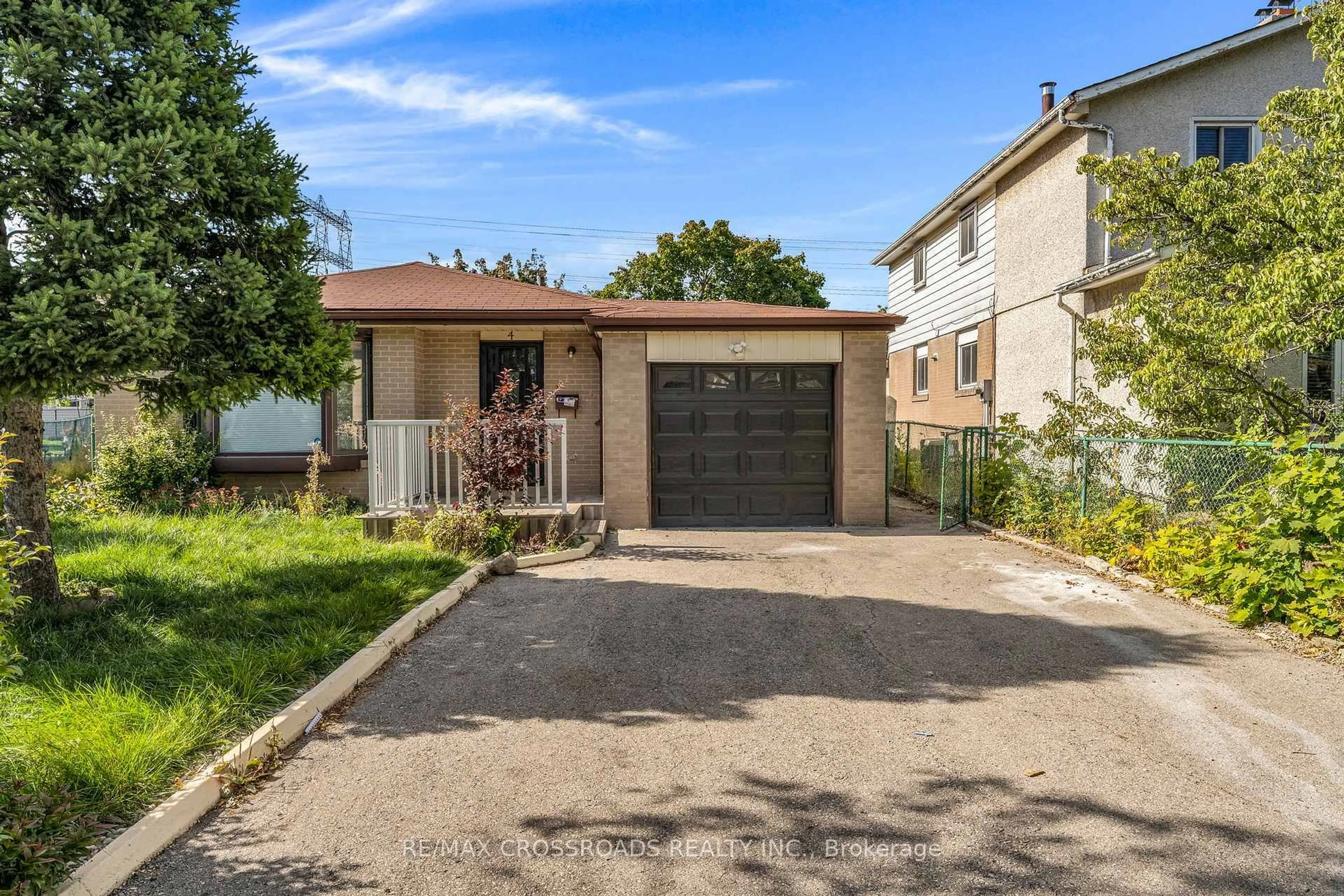 A pic from outside/outdoor area/front of a property/back of a property/a pic from drone, street for 4 Thyme Crt, Toronto Ontario M9V 3X7