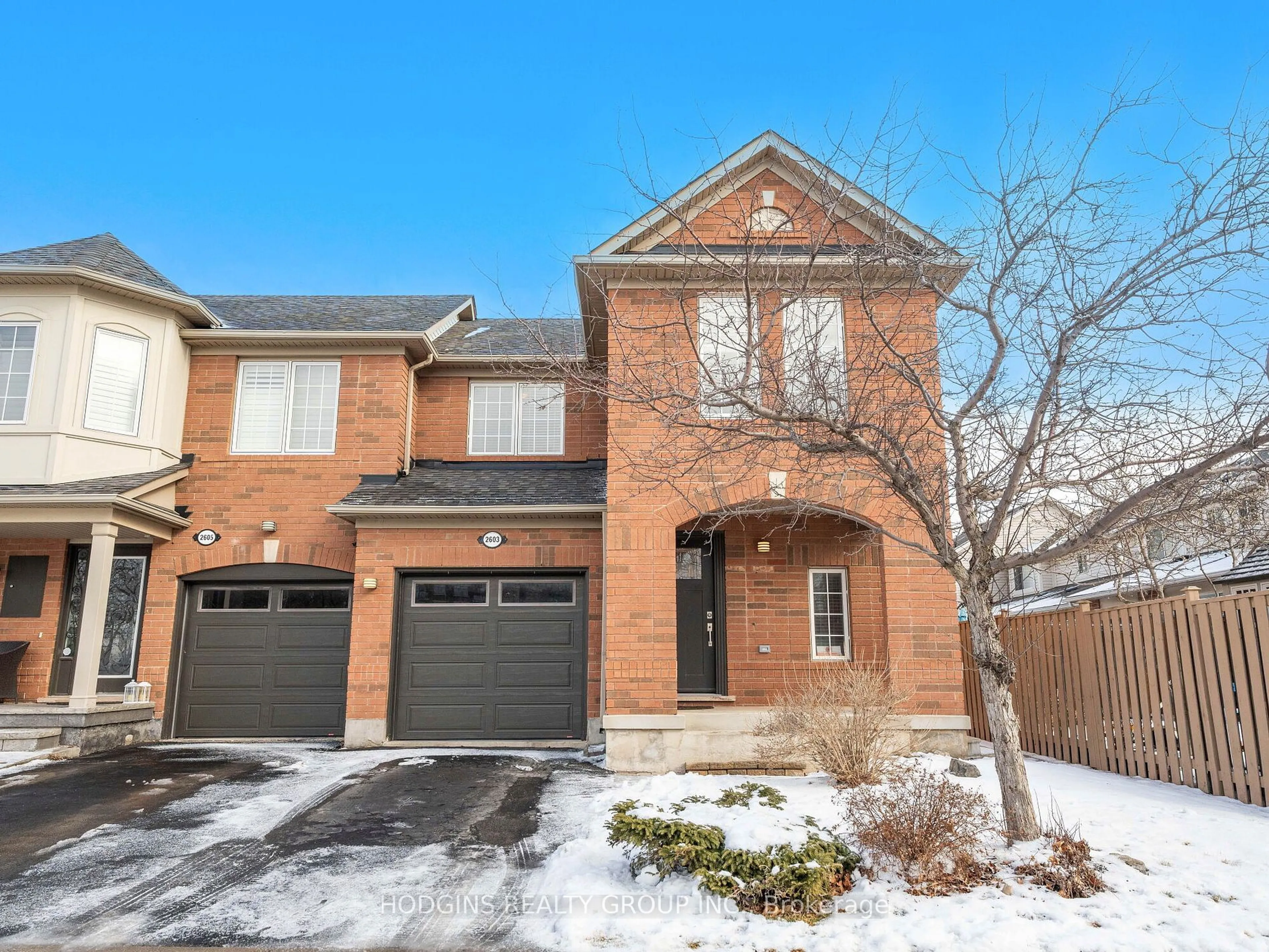 Home with brick exterior material, street for 2603 Valleyridge Dr #2603, Oakville Ontario L6M 5H6