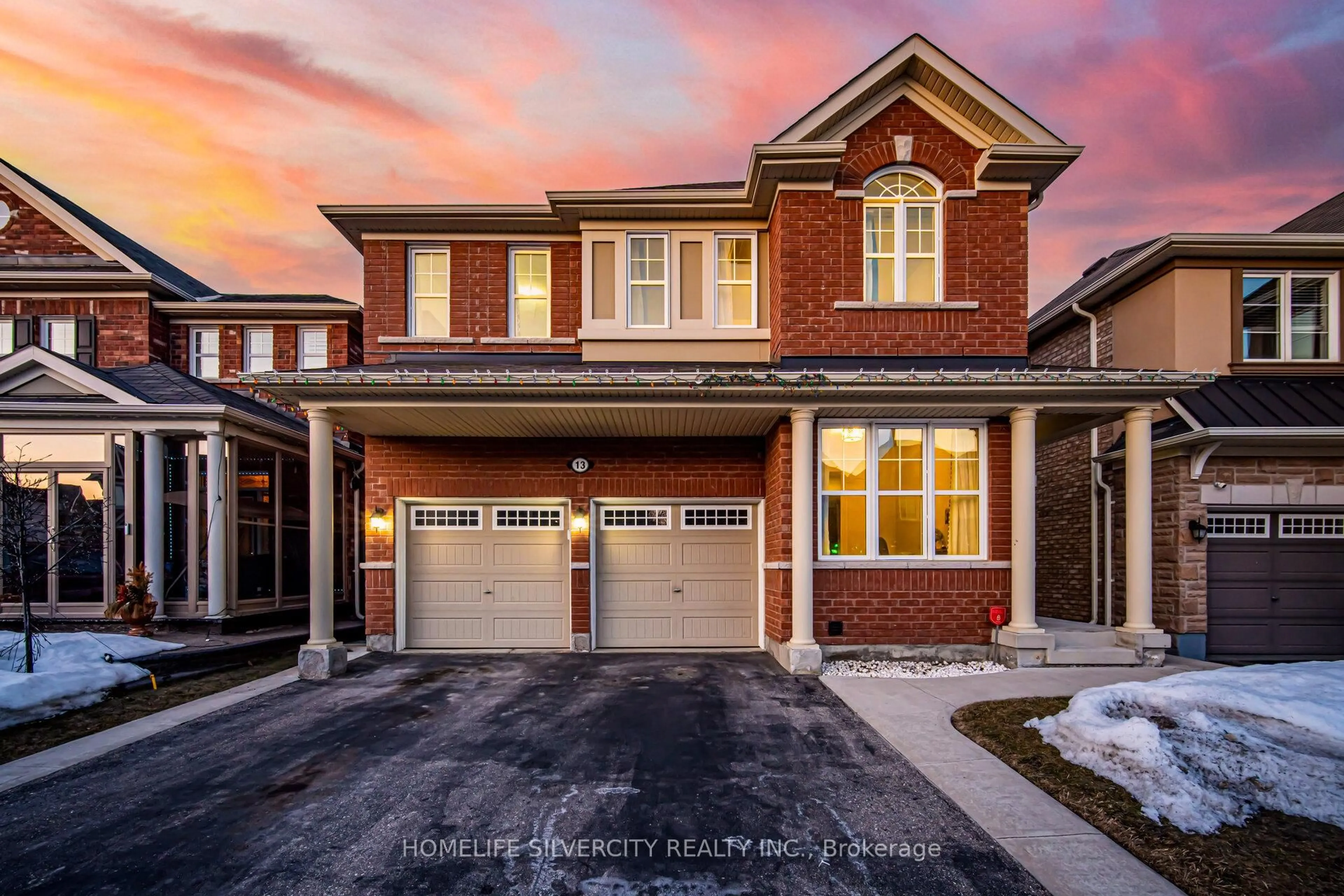 Home with brick exterior material, street for 13 Fenchurch Dr, Brampton Ontario L7A 4G5