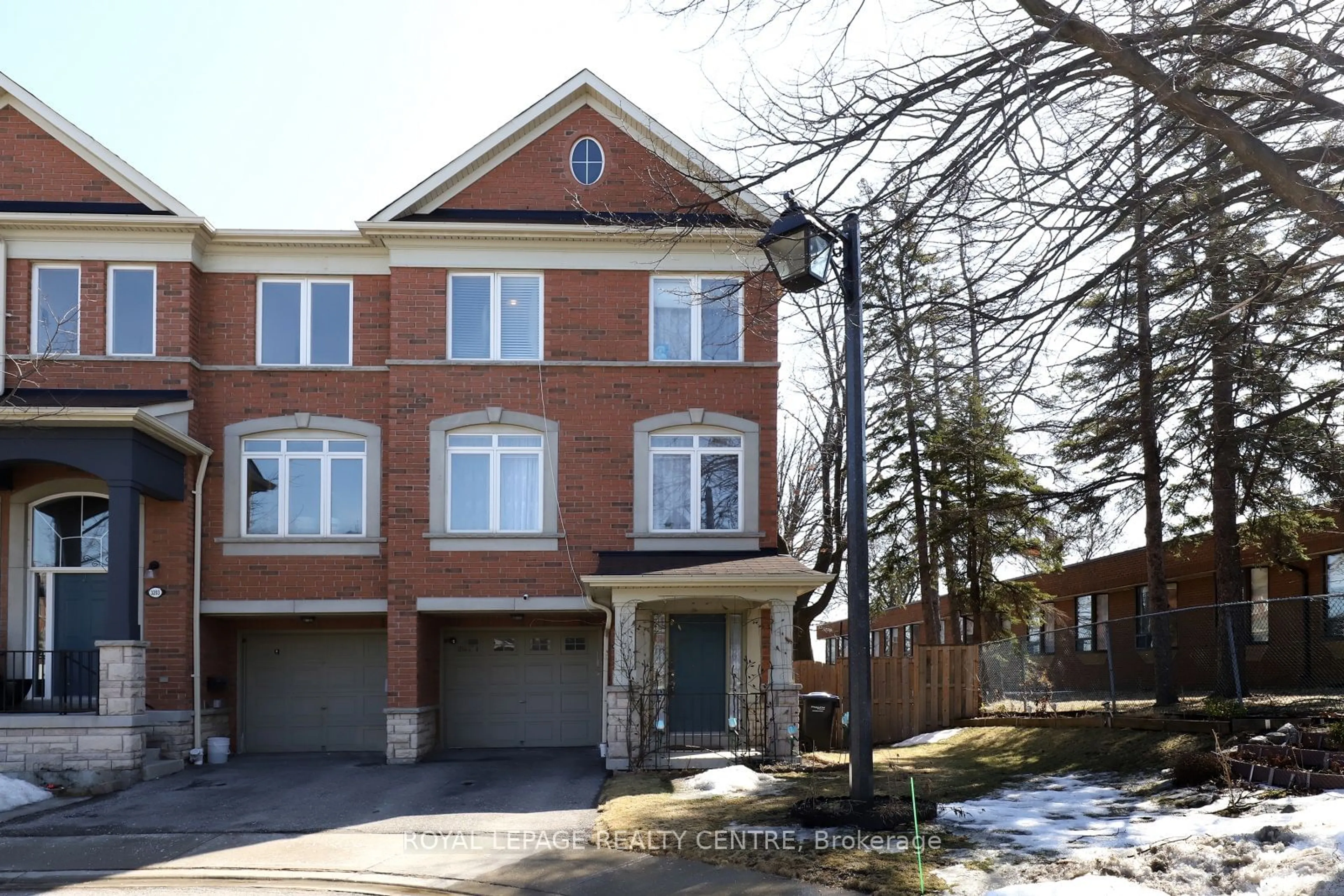 Home with brick exterior material, street for 3201 Joel Kerbel Pl, Mississauga Ontario L4Y 0B1