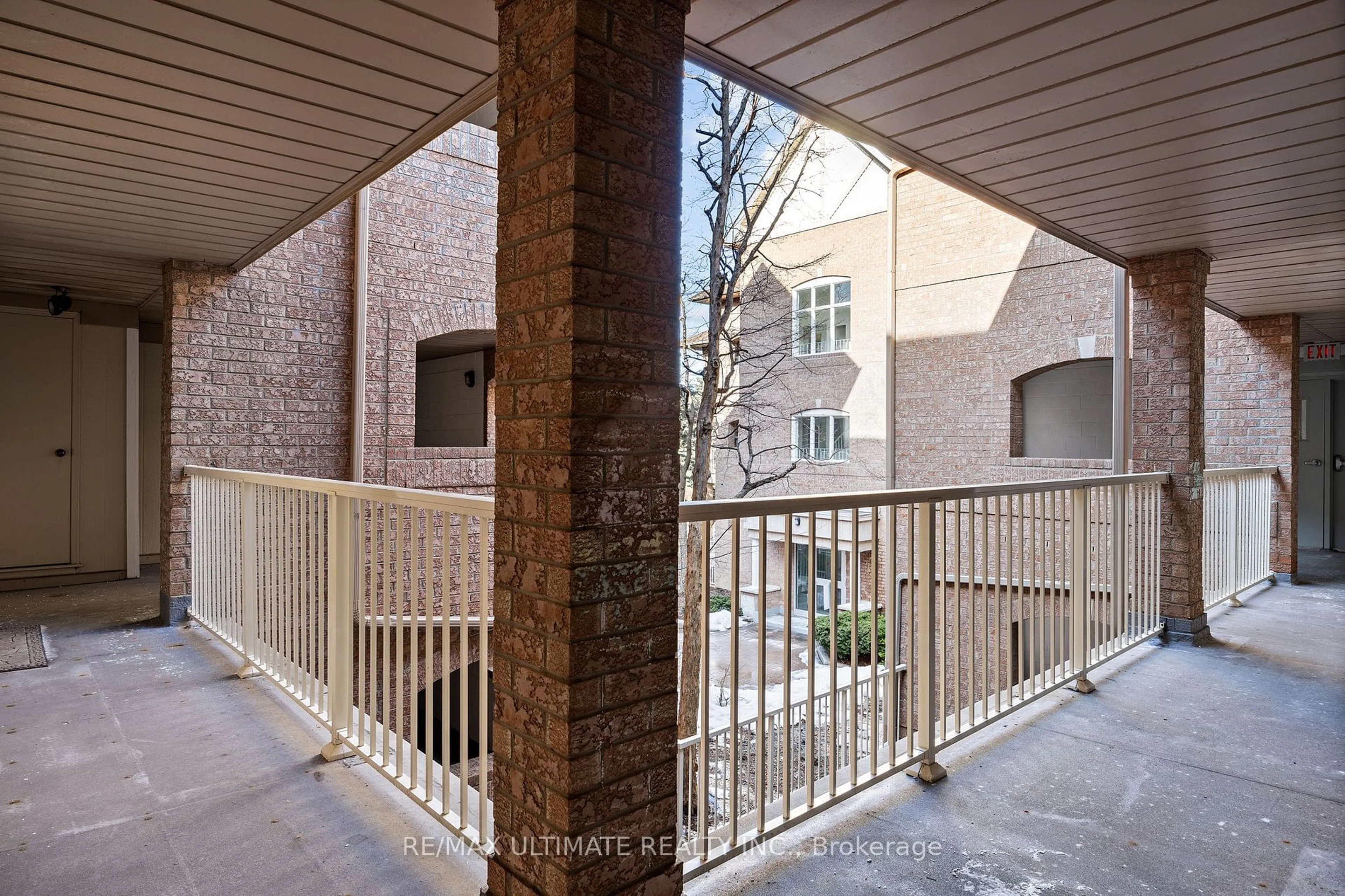 Balcony in the apartment, city buildings view from balcony for 55 Bristol Rd #Unit 98, Mississauga Ontario L4Z 3N8