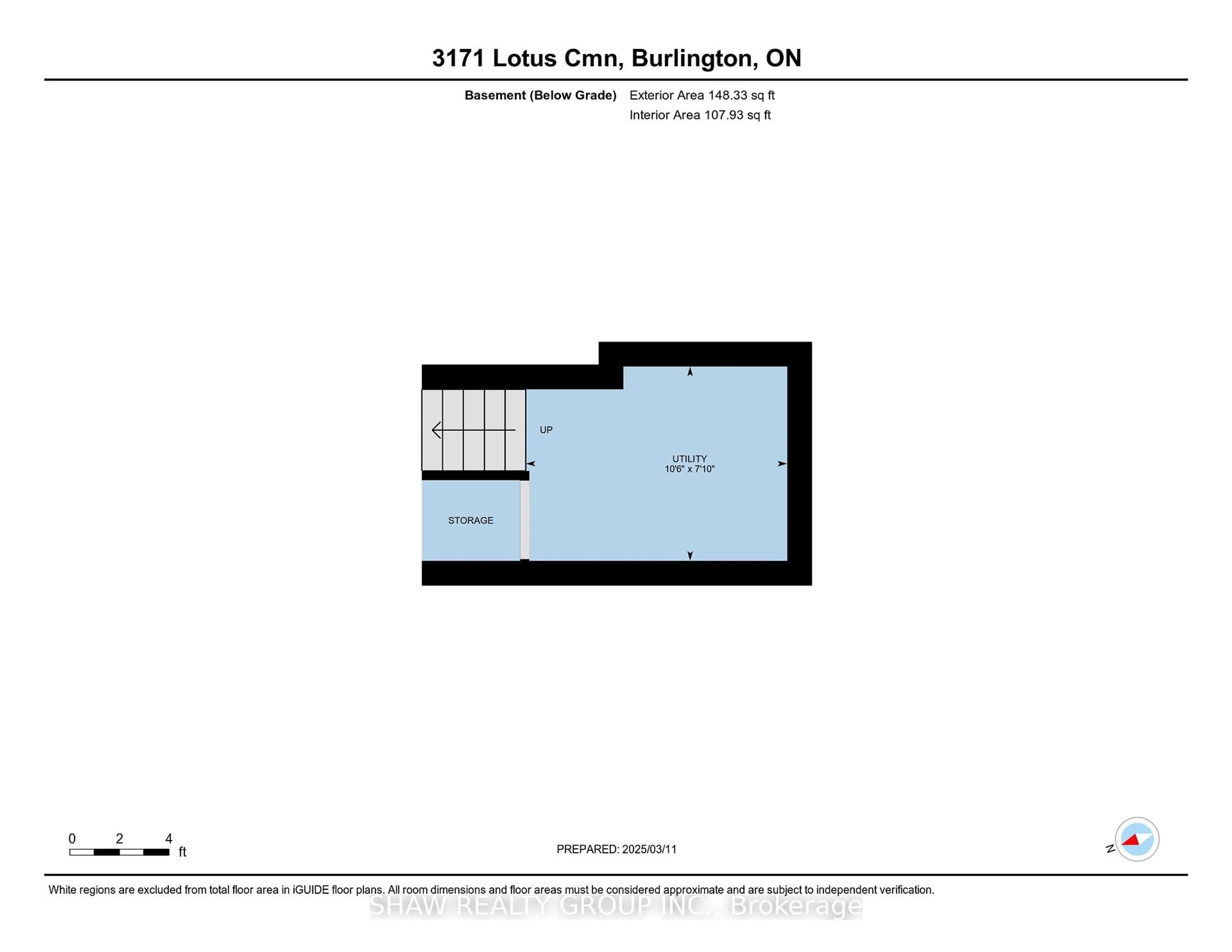 Floor plan for 3171 Lotus Common N/A #53, Burlington Ontario L7M 2A9