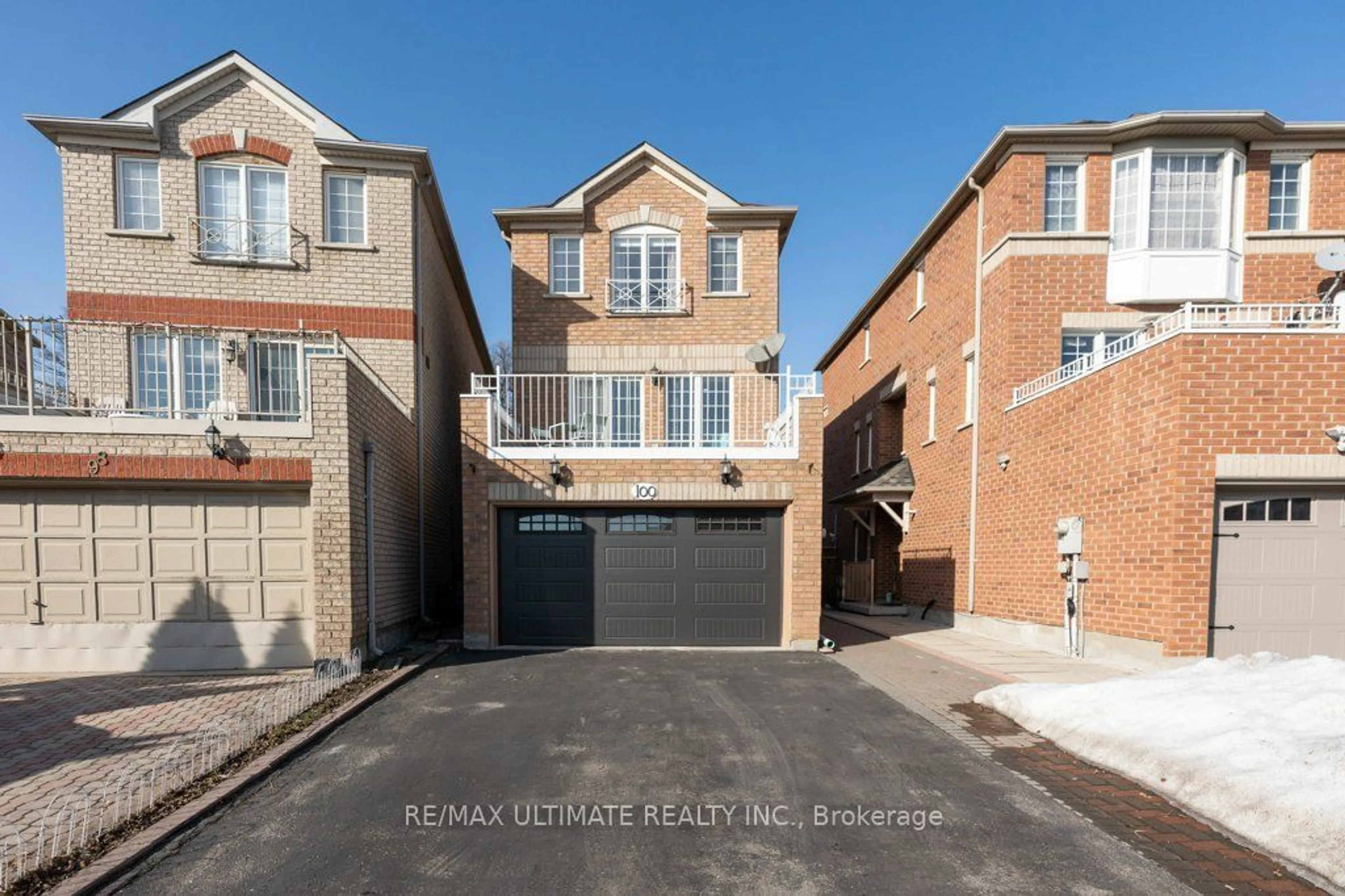 Home with brick exterior material, street for 100 Via Cassia Dr, Toronto Ontario M6M 5L2