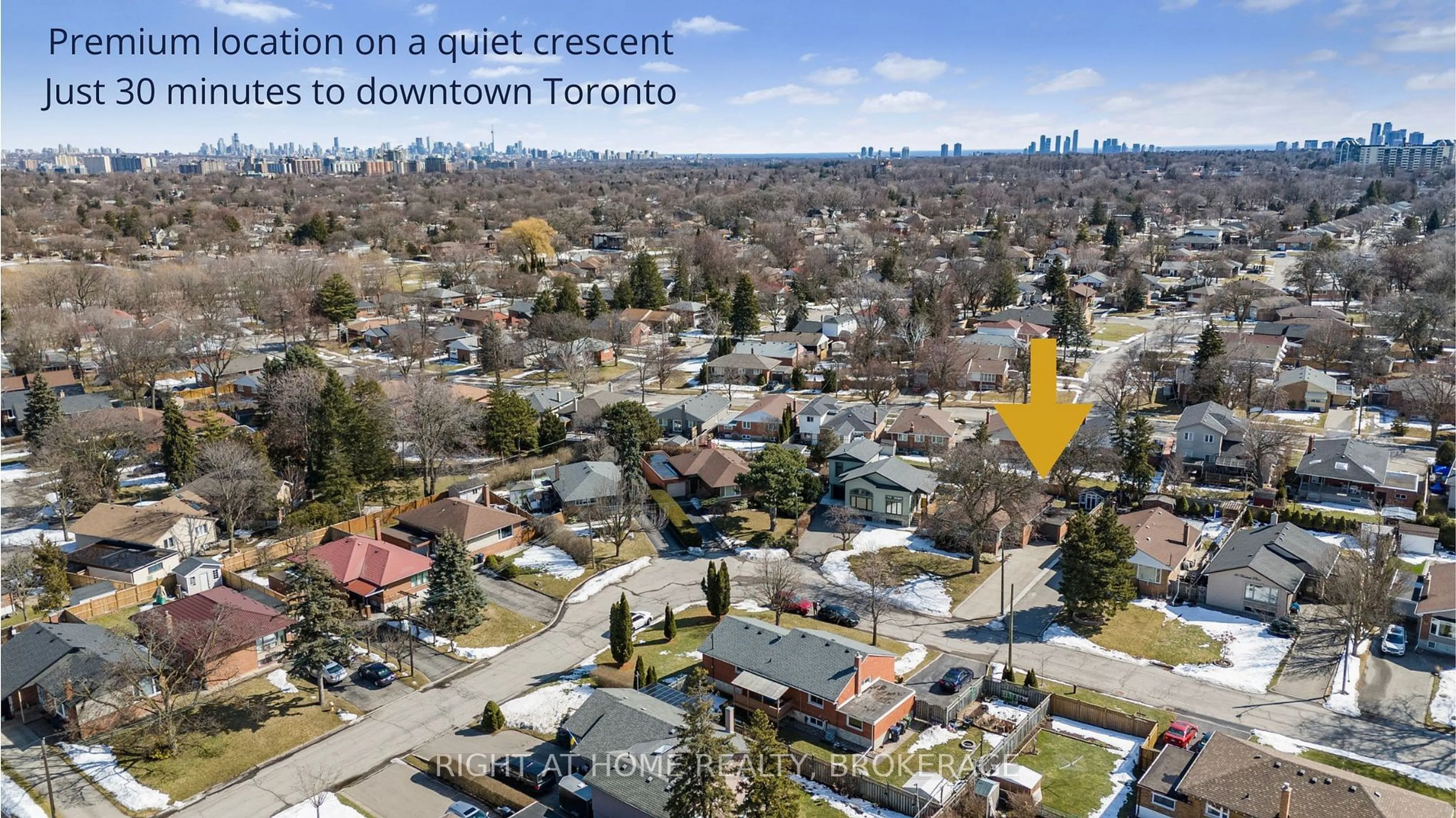 A pic from outside/outdoor area/front of a property/back of a property/a pic from drone, unknown for 30 Warbeck Pl, Toronto Ontario M9R 3C3