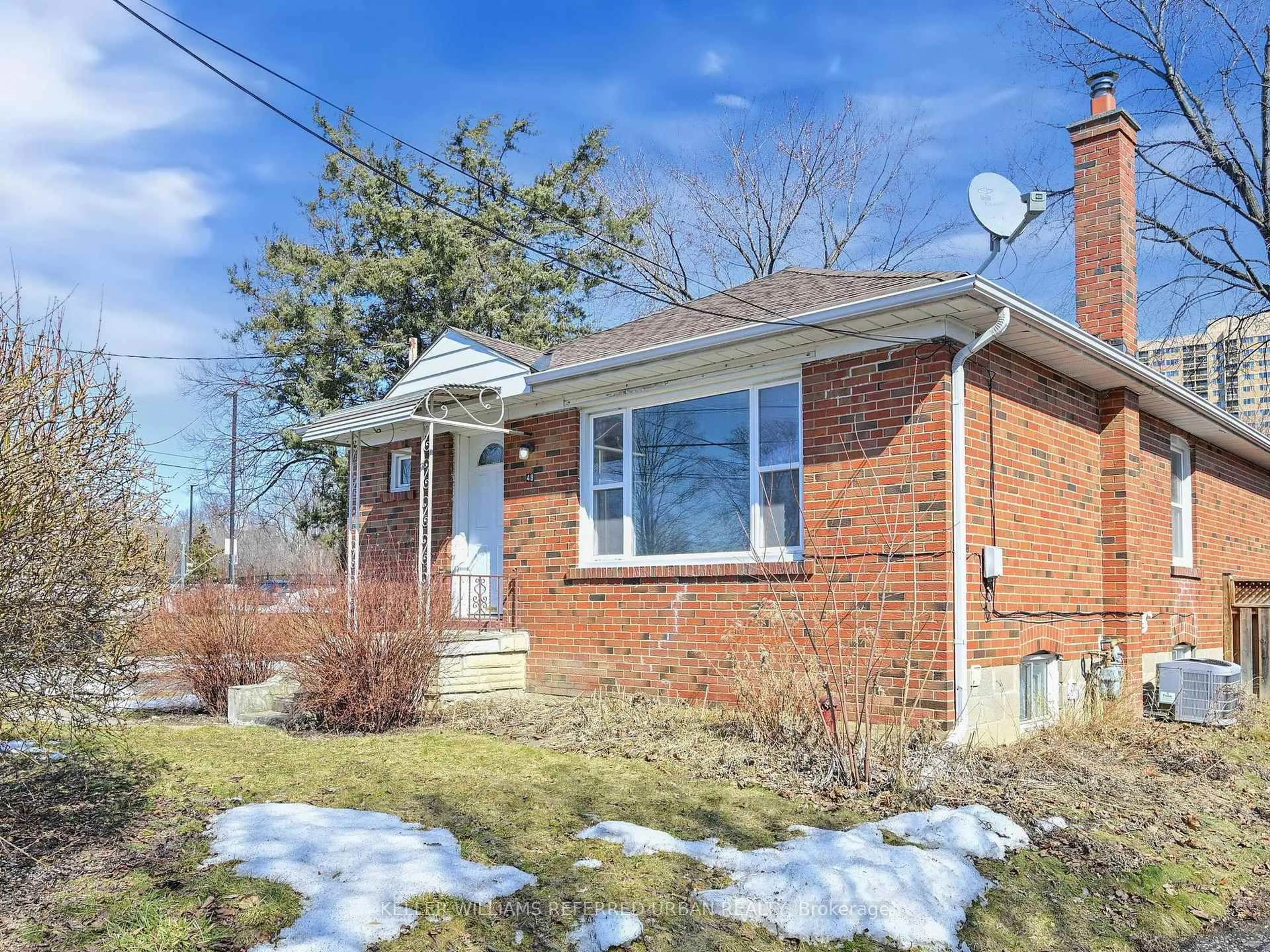 Home with brick exterior material, street for 48 Loney Ave, Toronto Ontario M3L 1E9