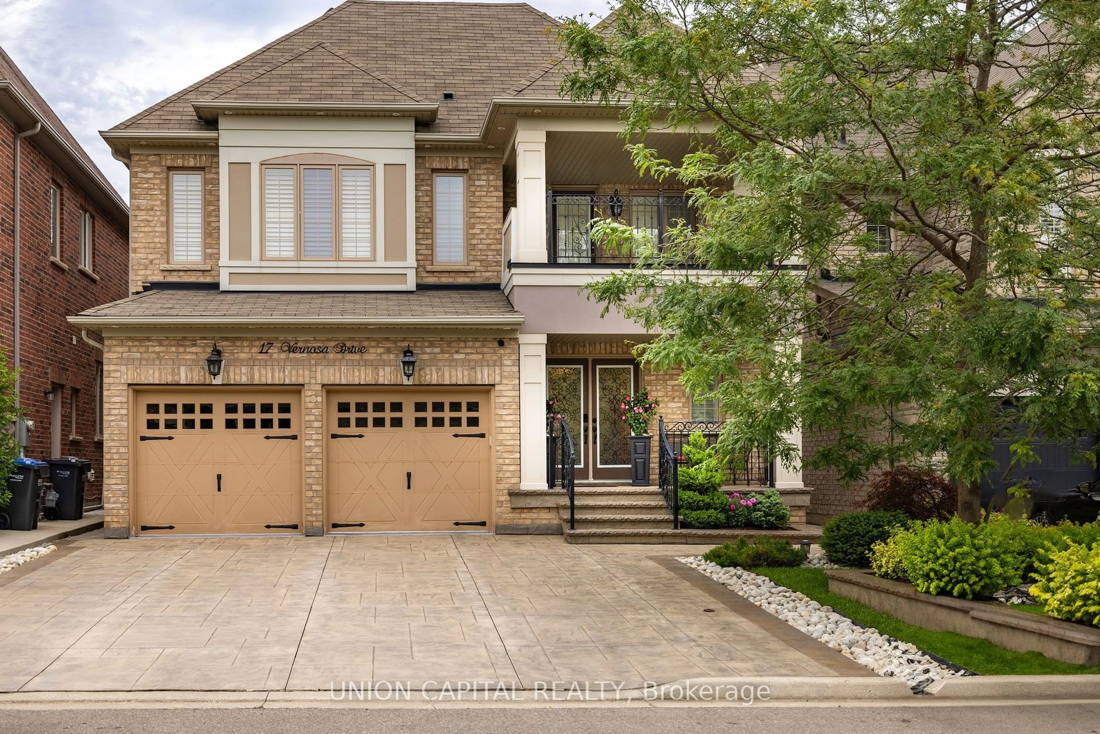 Home with brick exterior material, street for 17 Vernosa Dr, Brampton Ontario L6Y 3A6