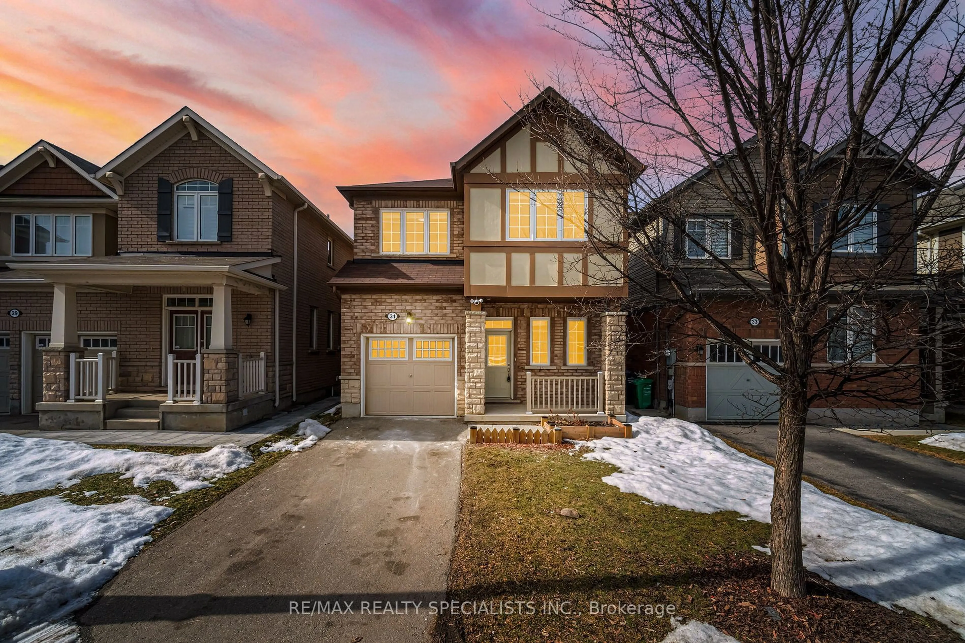 Home with brick exterior material, street for 31 Enford Cres, Brampton Ontario L7A 4C8