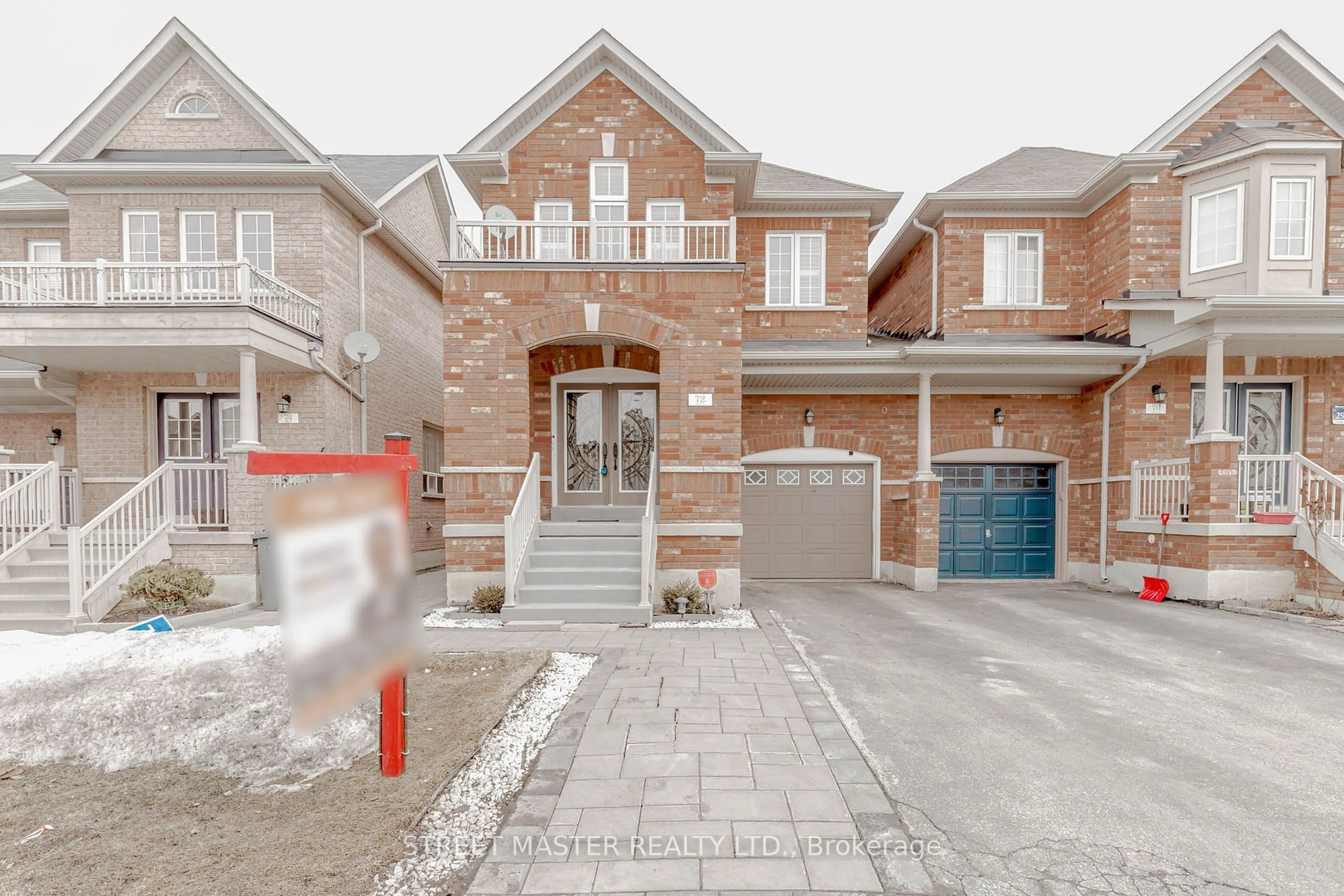 Home with brick exterior material, street for 72 Newington Cres, Brampton Ontario L6P 3G1