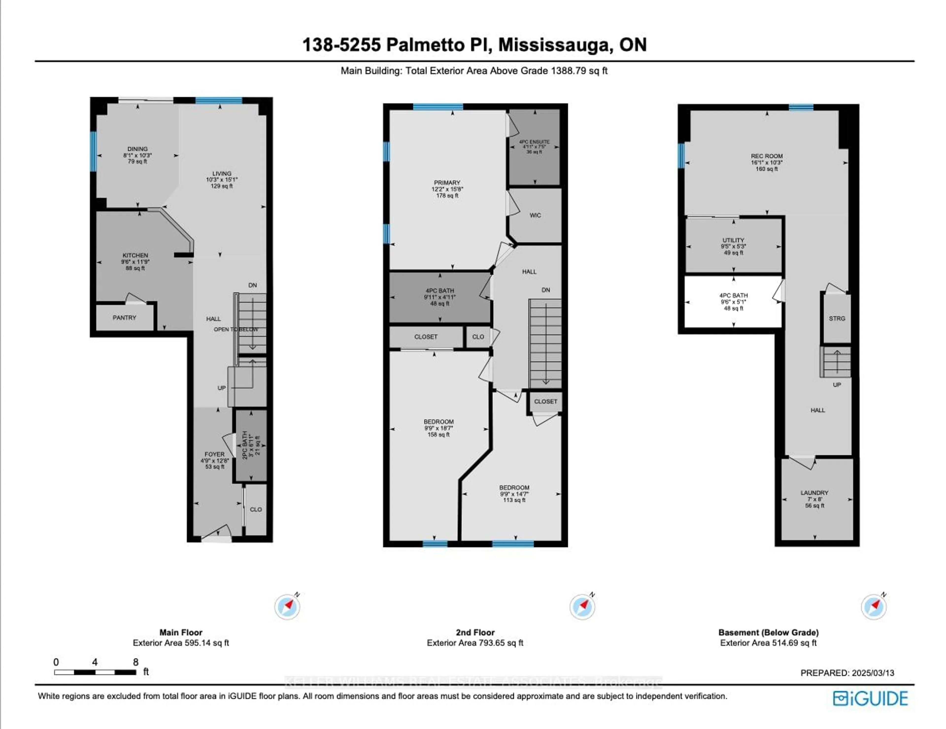 Floor plan for 5255 Palmetto Pl #138, Mississauga Ontario L5M 0H2