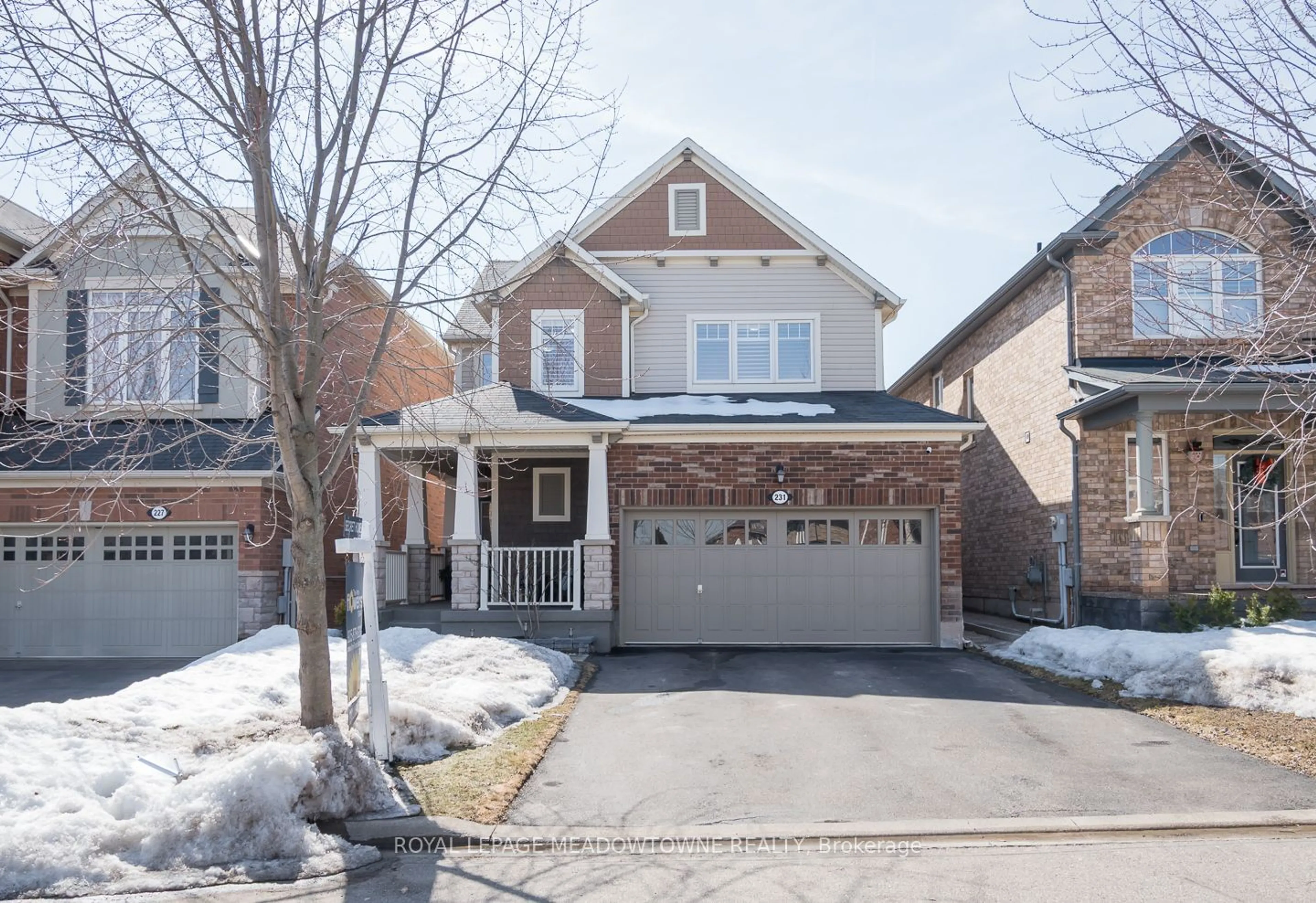 Home with brick exterior material, street for 231 Jelinik Terr, Milton Ontario L9T 7M7