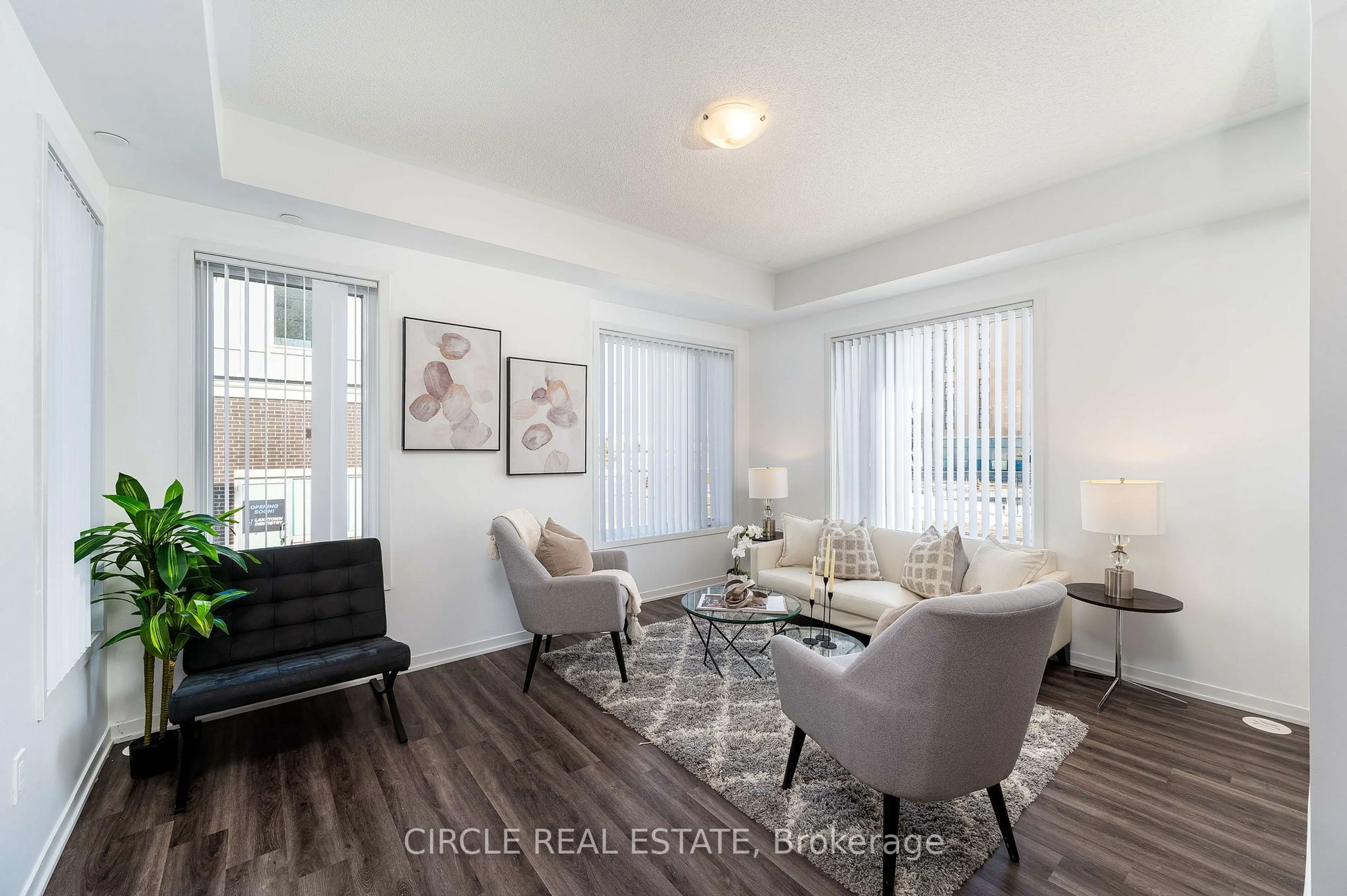 Living room with furniture, unknown for 10 Lloyd Janes Lane #194, Toronto Ontario M8V 2C7