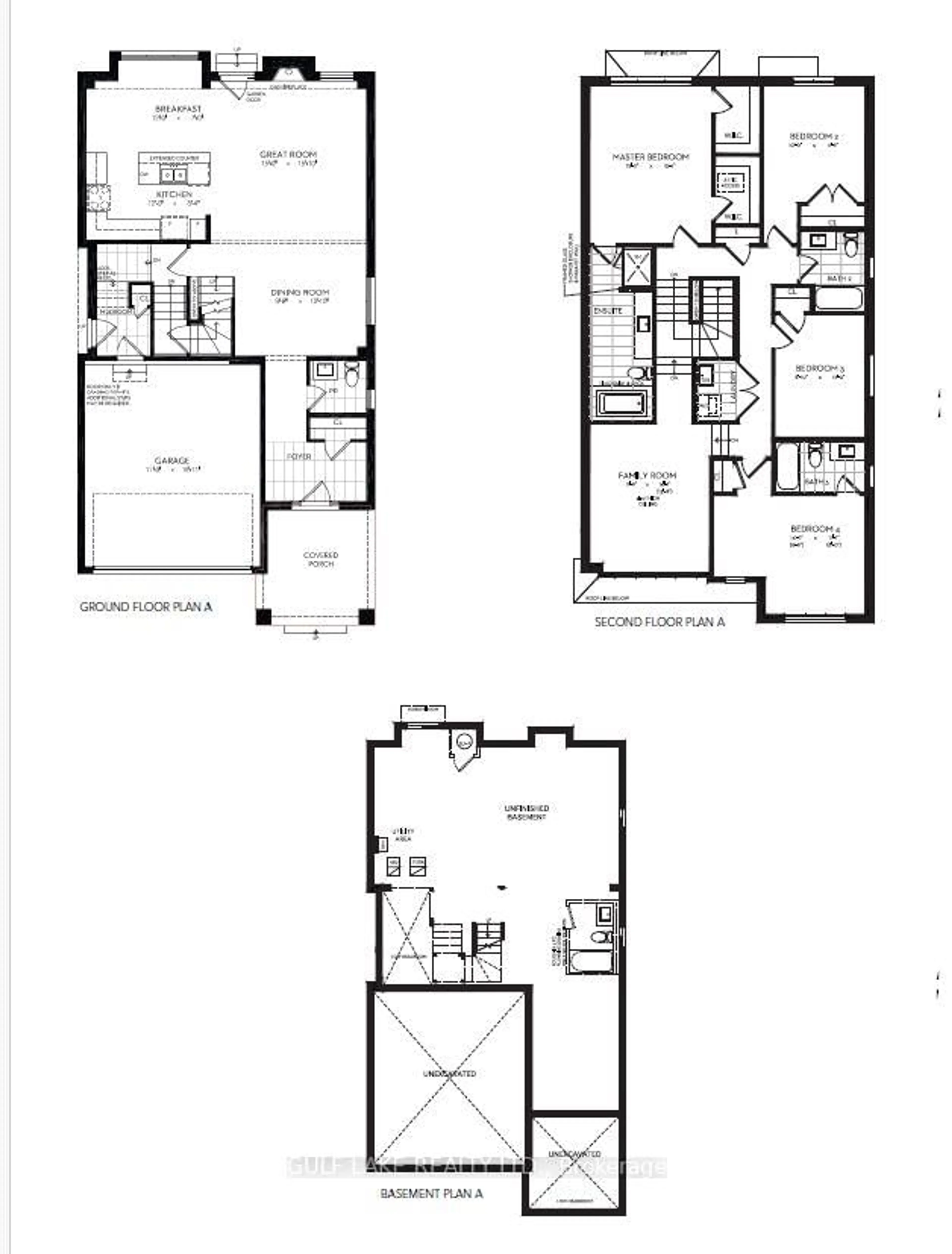 Floor plan for 1431 Chamomile Cres, Milton Ontario L9E 2E9