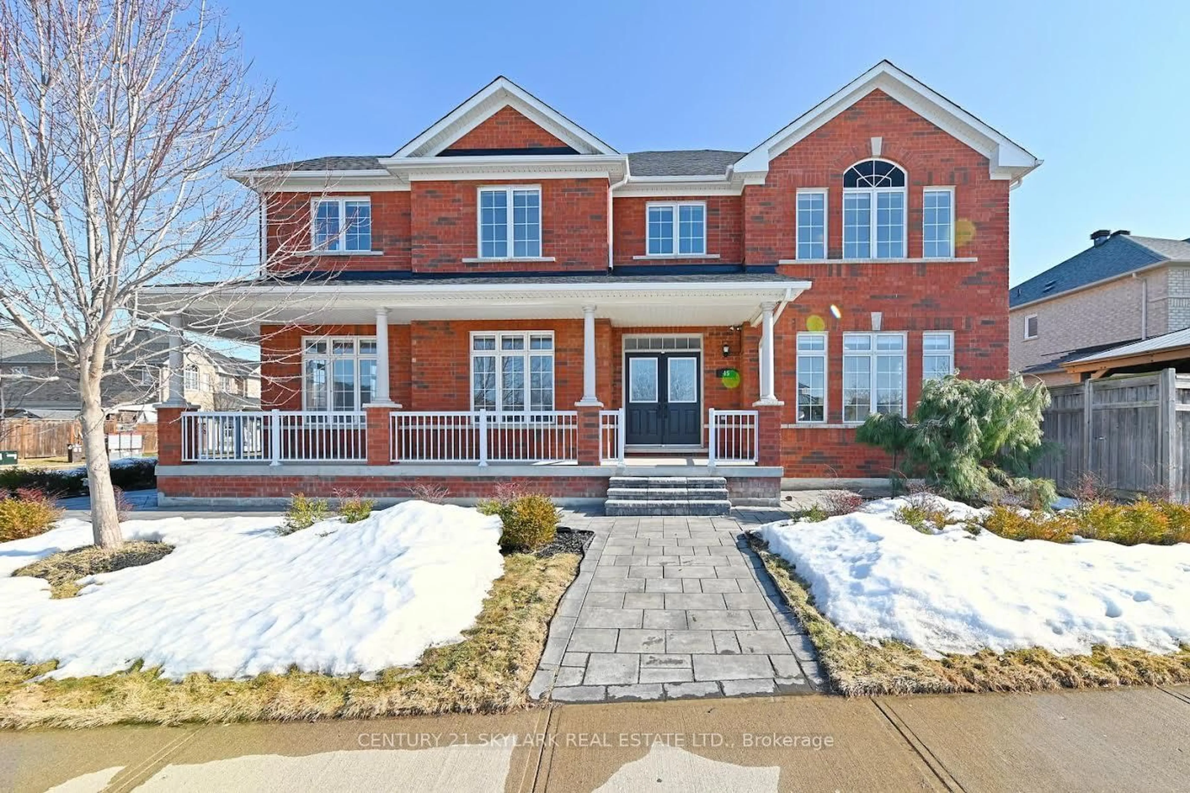 Home with brick exterior material, street for 45 Kidbrook Rd, Brampton Ontario L6P 2A6