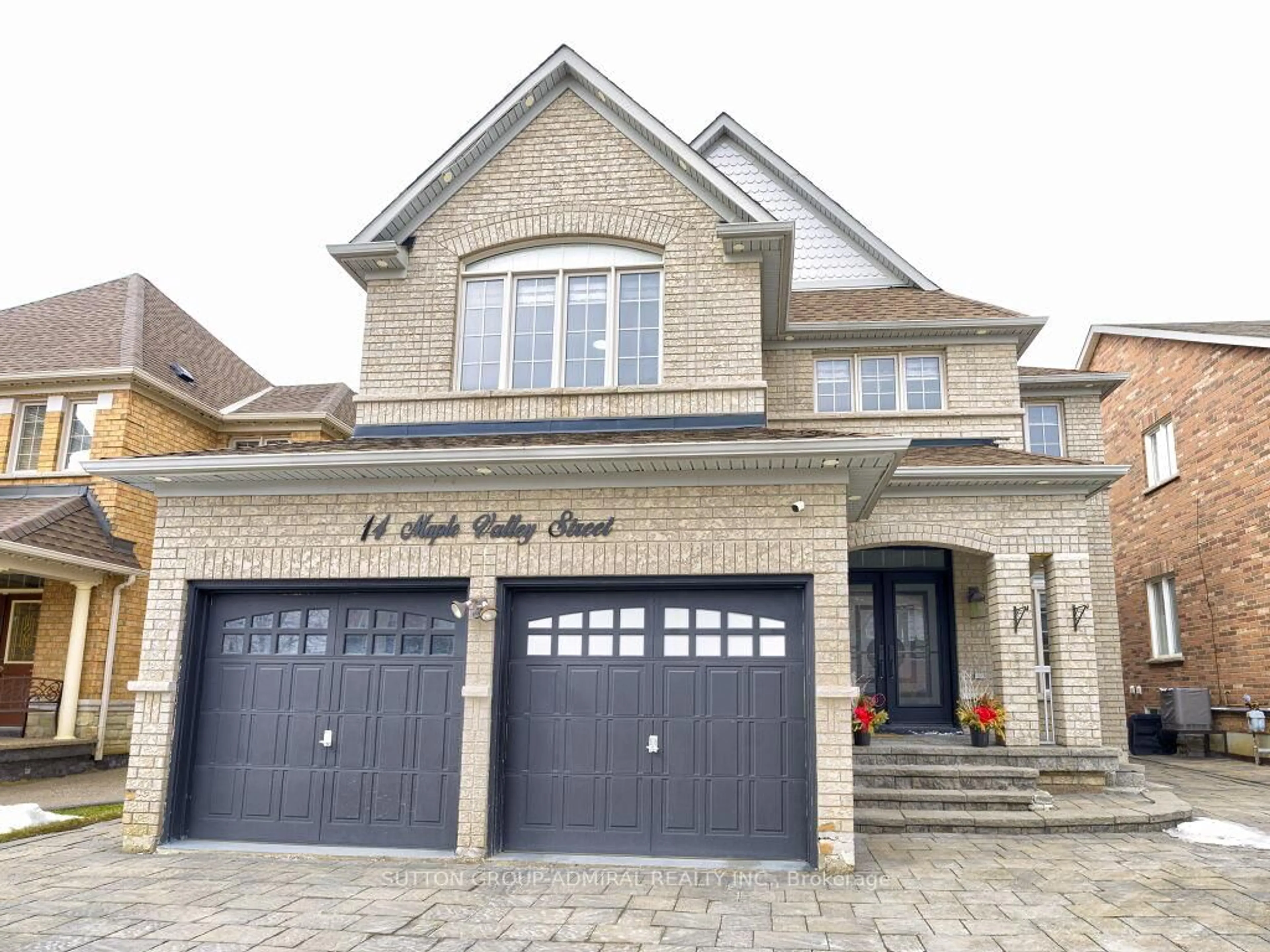 Home with brick exterior material, street for 14 Maple Valley St, Brampton Ontario L6P 2E7