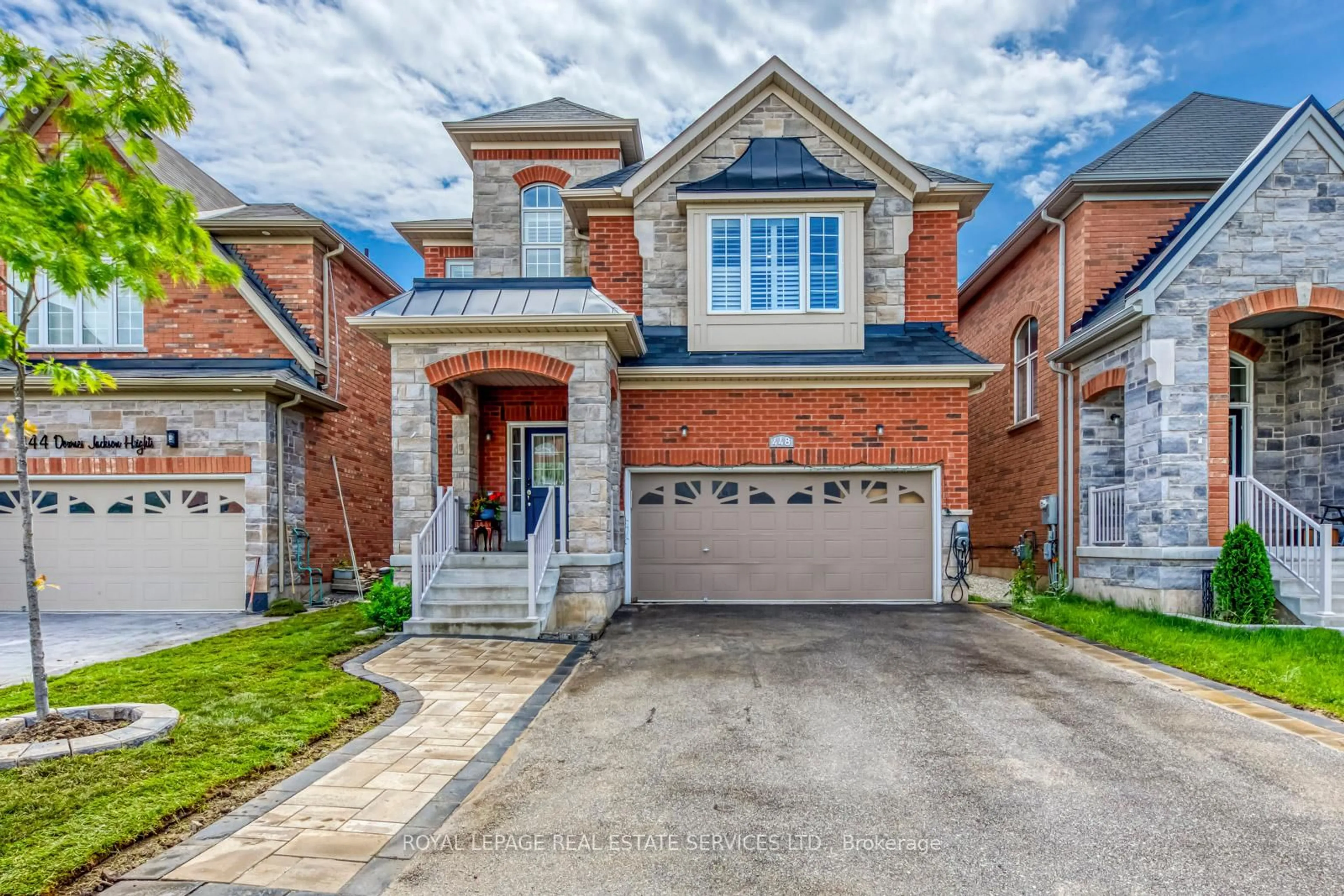 Home with brick exterior material, street for 448 Downes Jackson Hts, Milton Ontario L9T 8V7