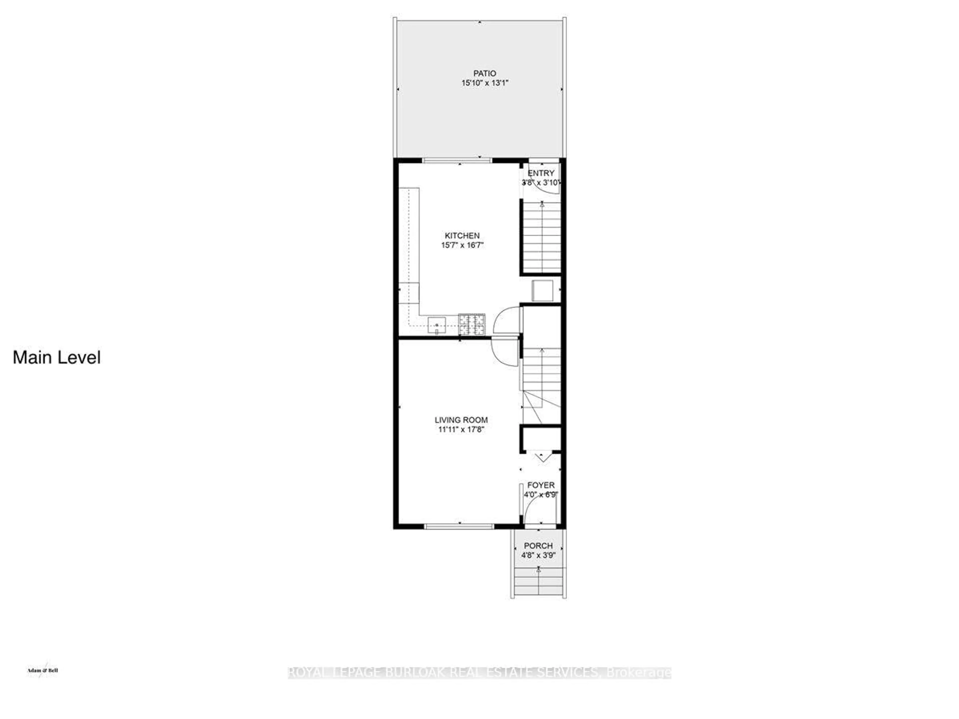 Floor plan for 2101A Meadowbrook Dr, Burlington Ontario L7P 2A5