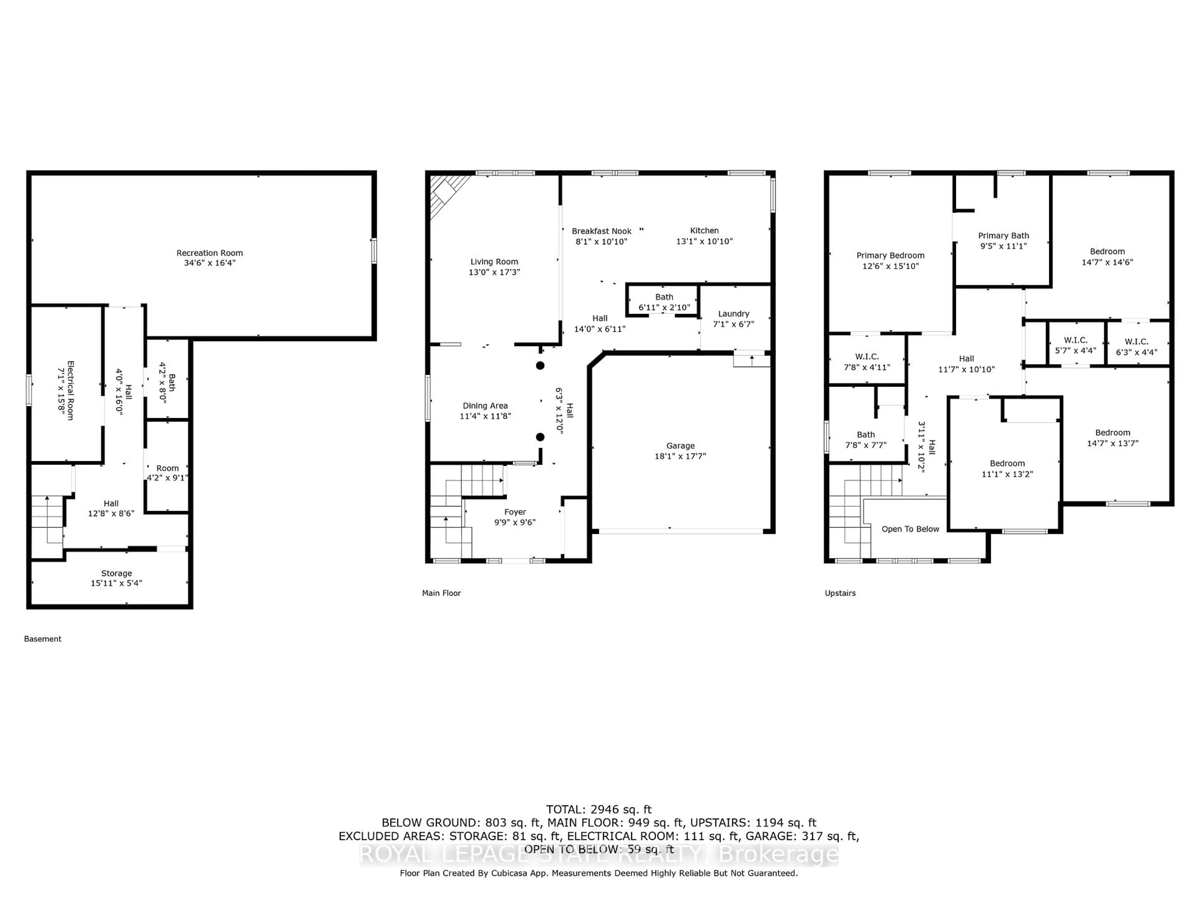 Floor plan for 2409 Norland Dr, Burlington Ontario L7L 6X8