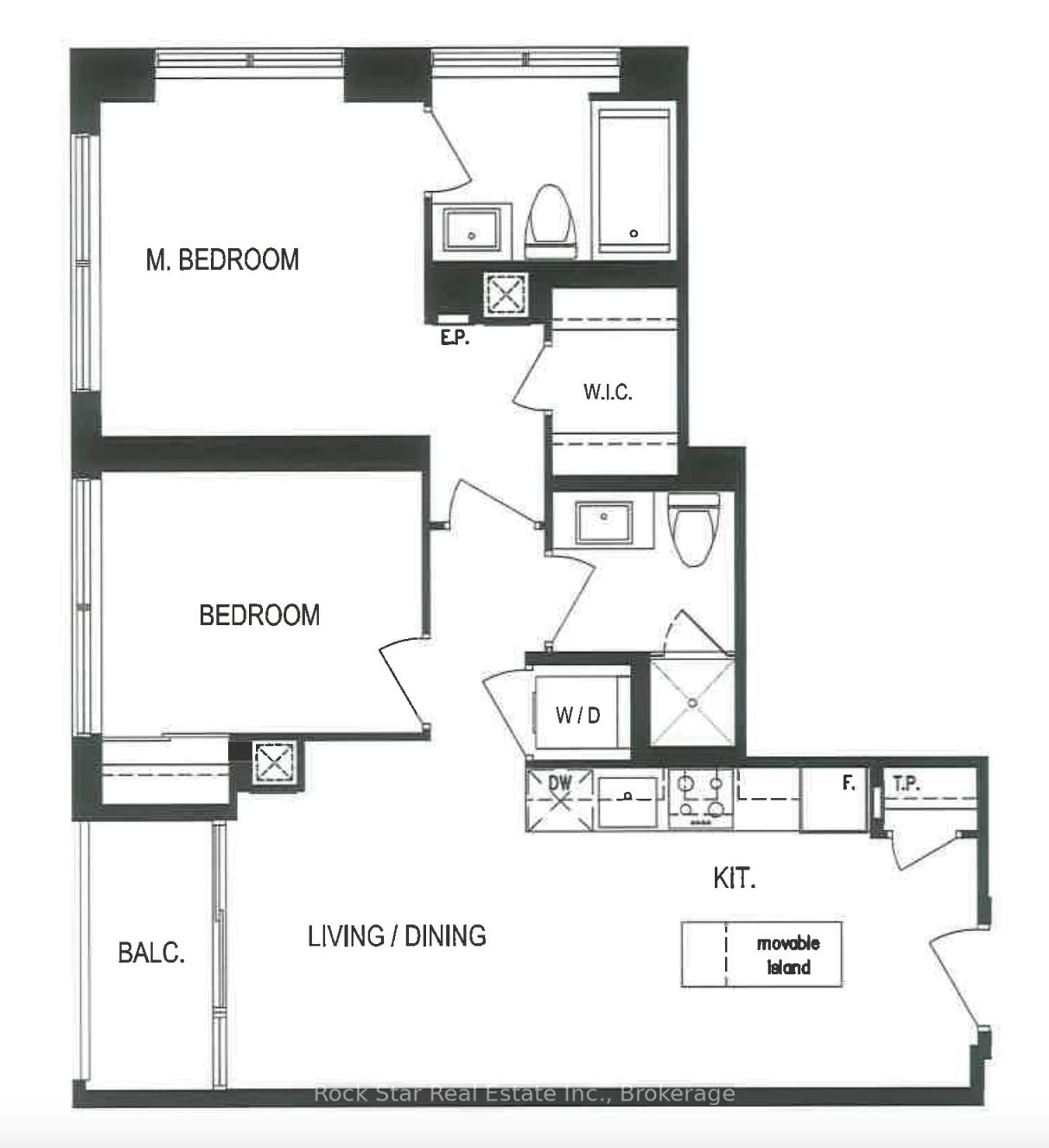 Floor plan for 30 Elm Dr #3510, Mississauga Ontario L5B 0N6