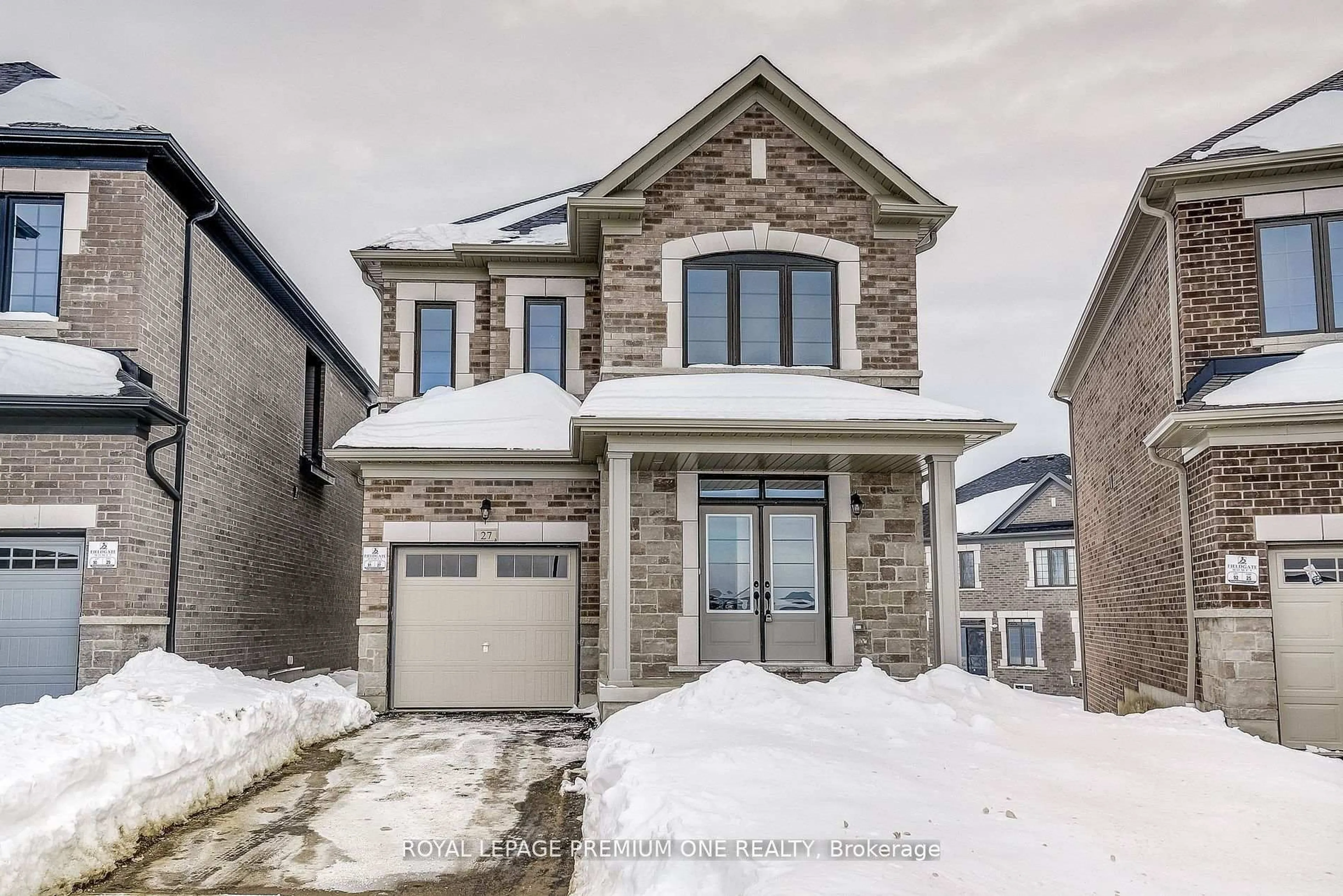 Home with brick exterior material, street for 27 Sapwood Cres, Brampton Ontario L6Z 0K8