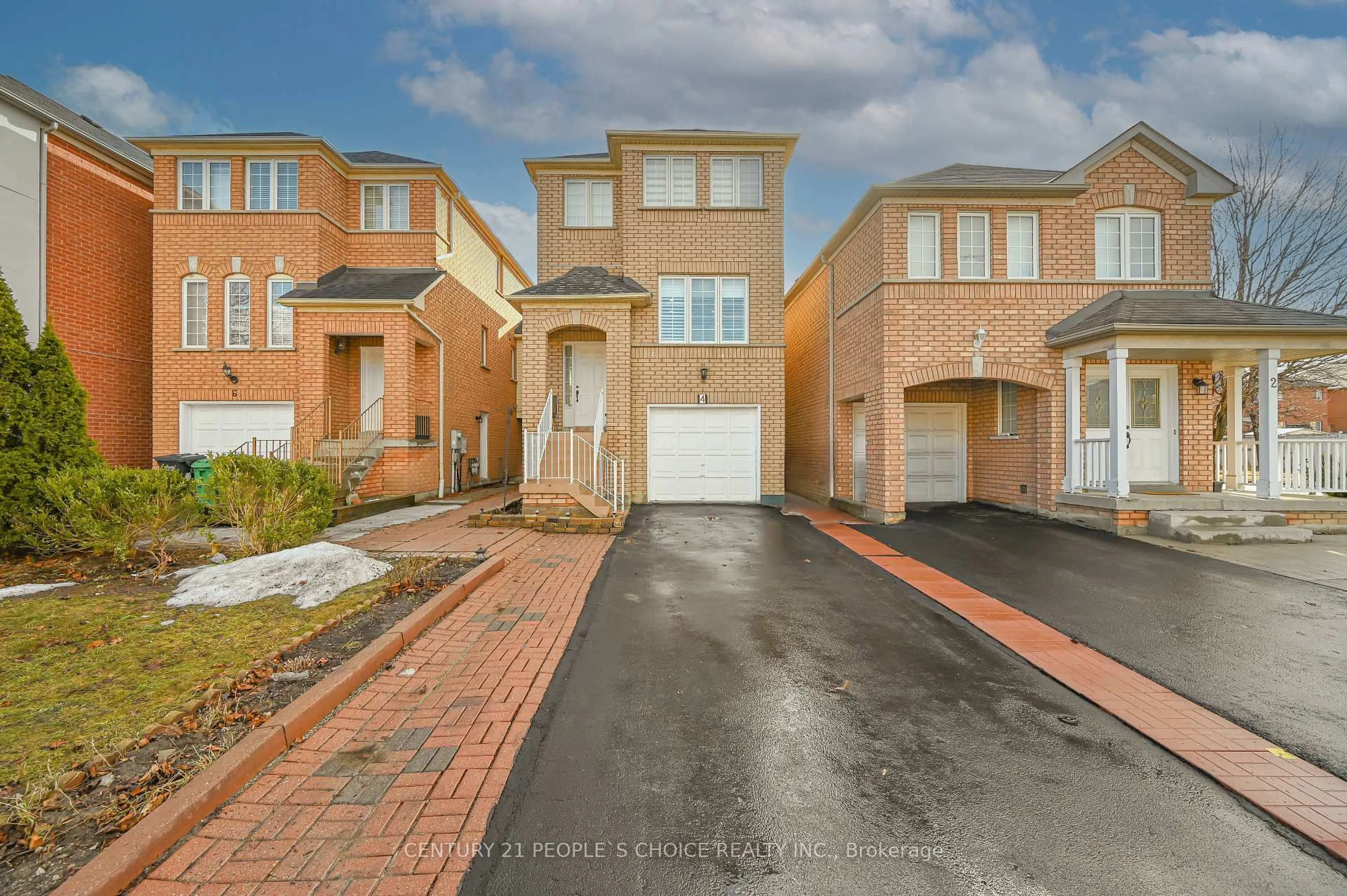 Home with brick exterior material, street for 4 Domenico Cres, Brampton Ontario L6P 1H5