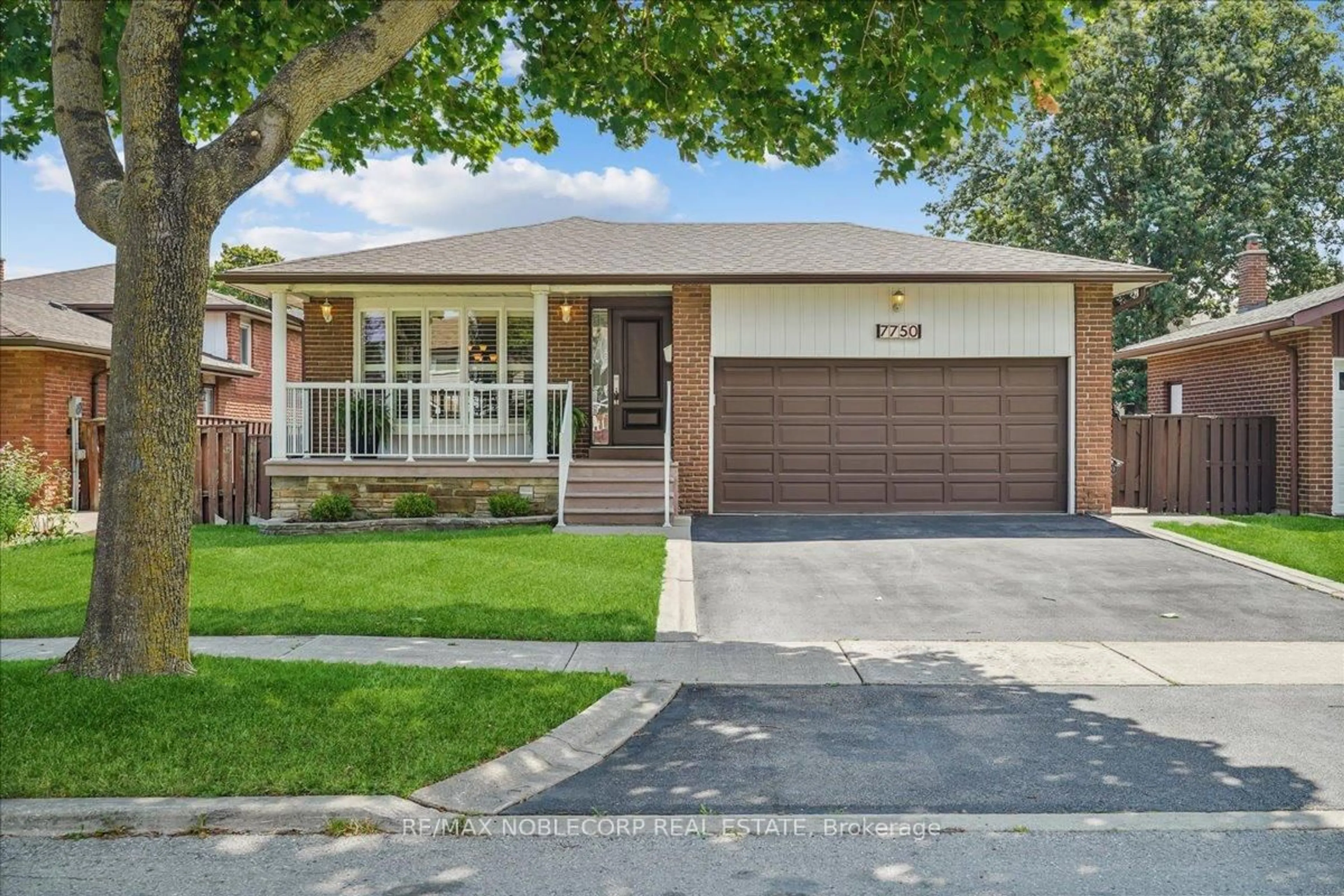 Home with brick exterior material, street for 7750 Netherwood Rd, Mississauga Ontario L4T 2P1