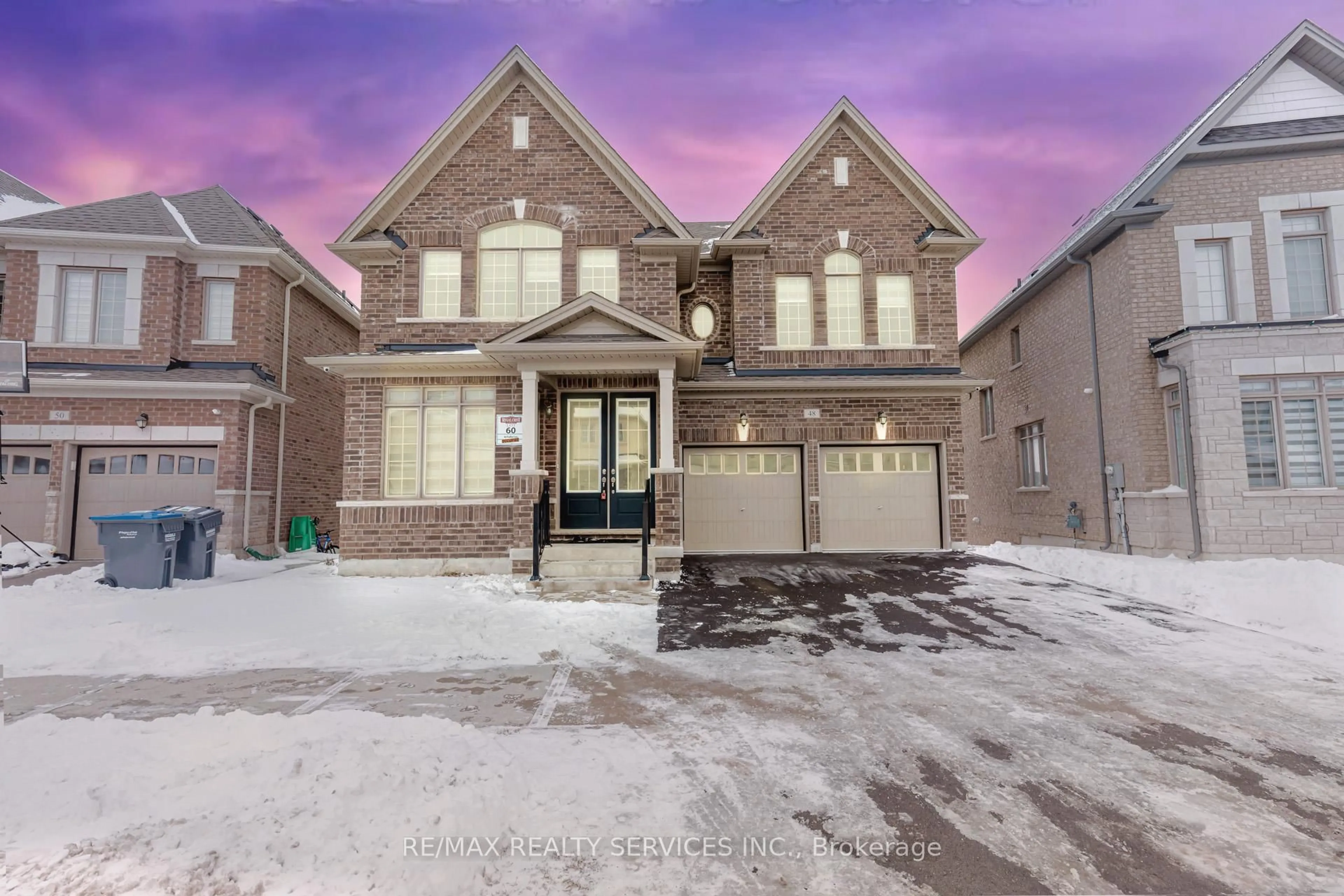 Home with brick exterior material, street for 48 Puffin Cres, Brampton Ontario L6R 4C3