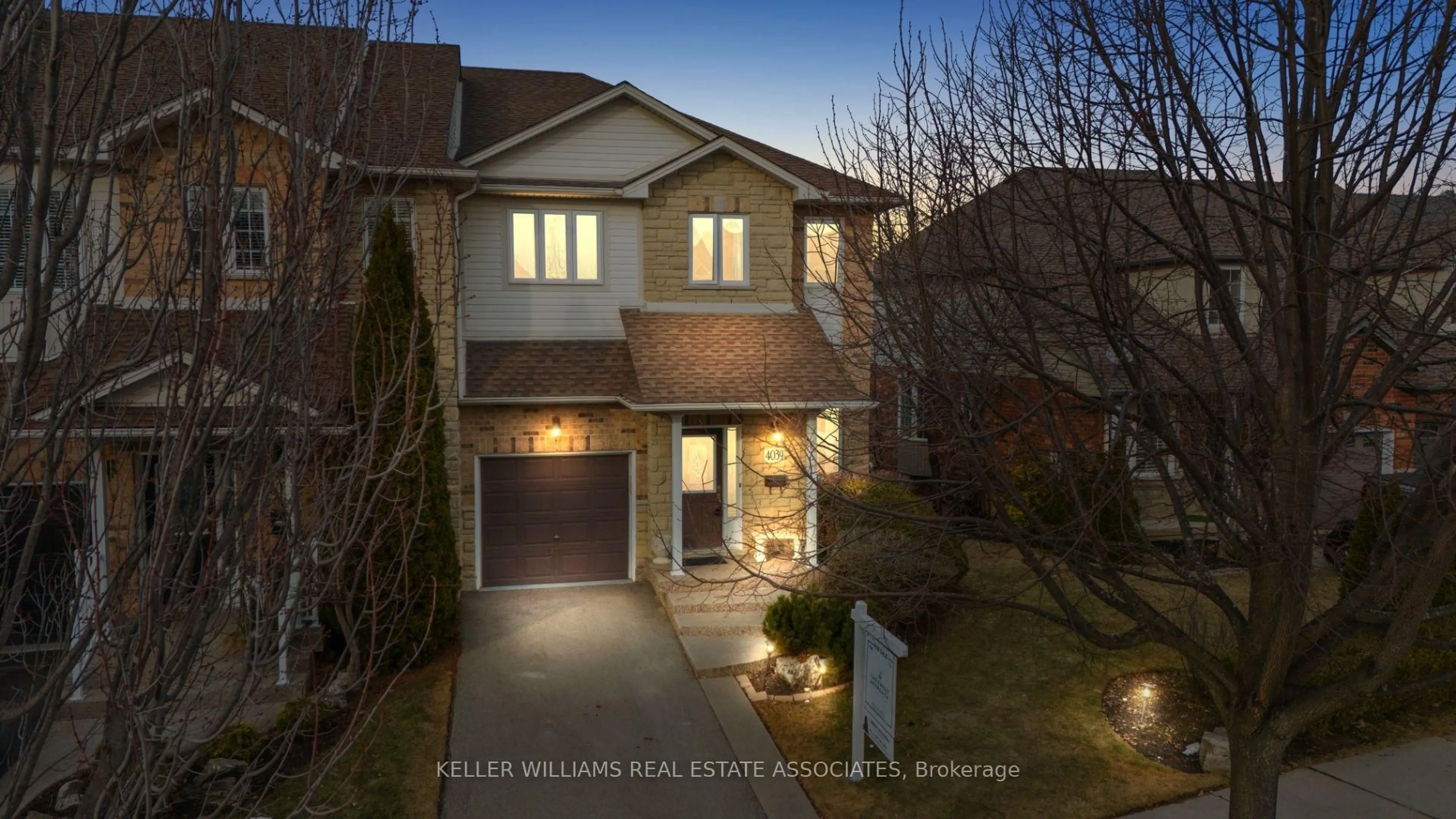 Home with brick exterior material, street for 4039 Medland Dr, Burlington Ontario L7M 4W7