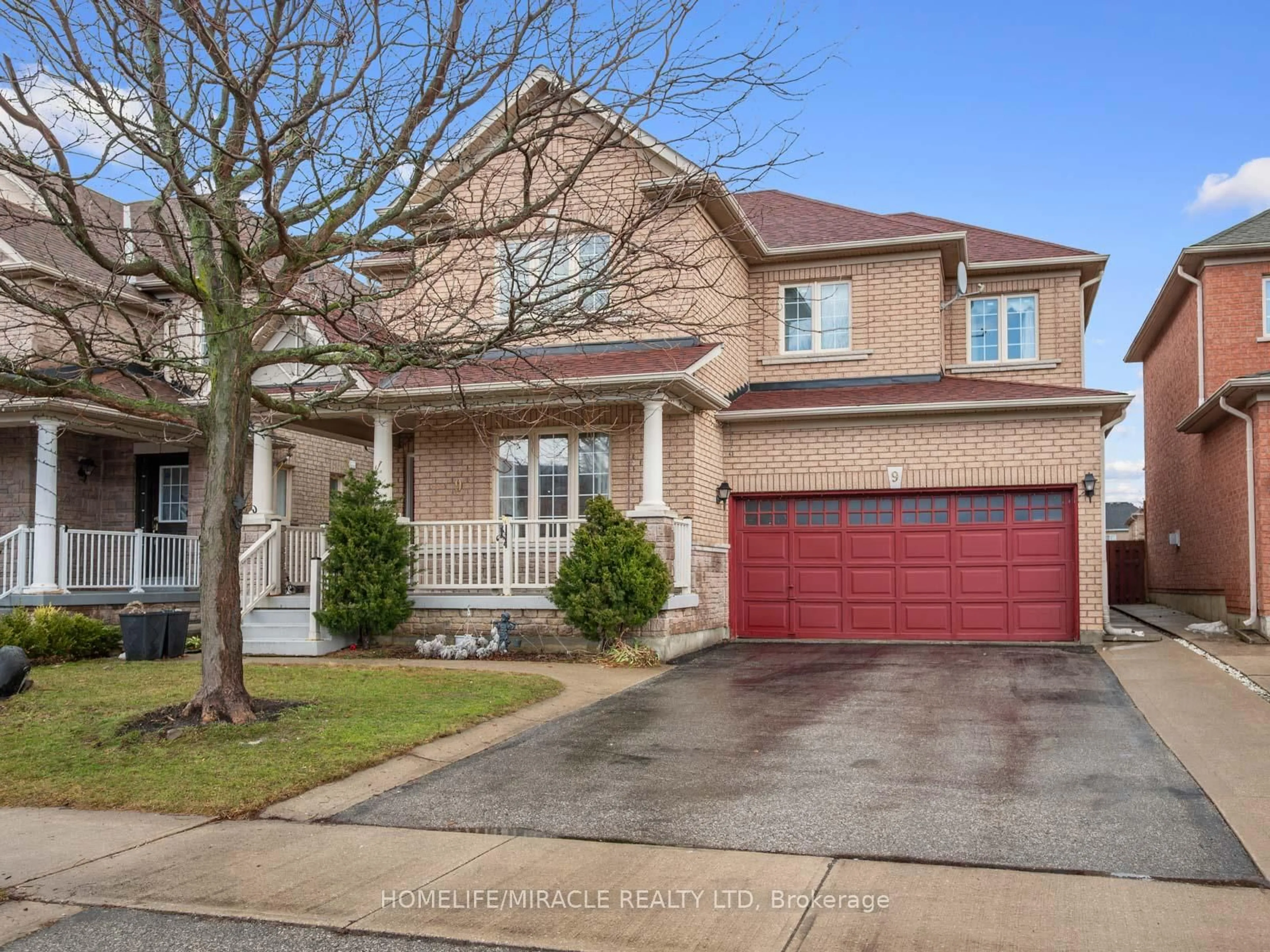 Home with brick exterior material, street for 9 Hopecrest Pl, Brampton Ontario L6R 2V2