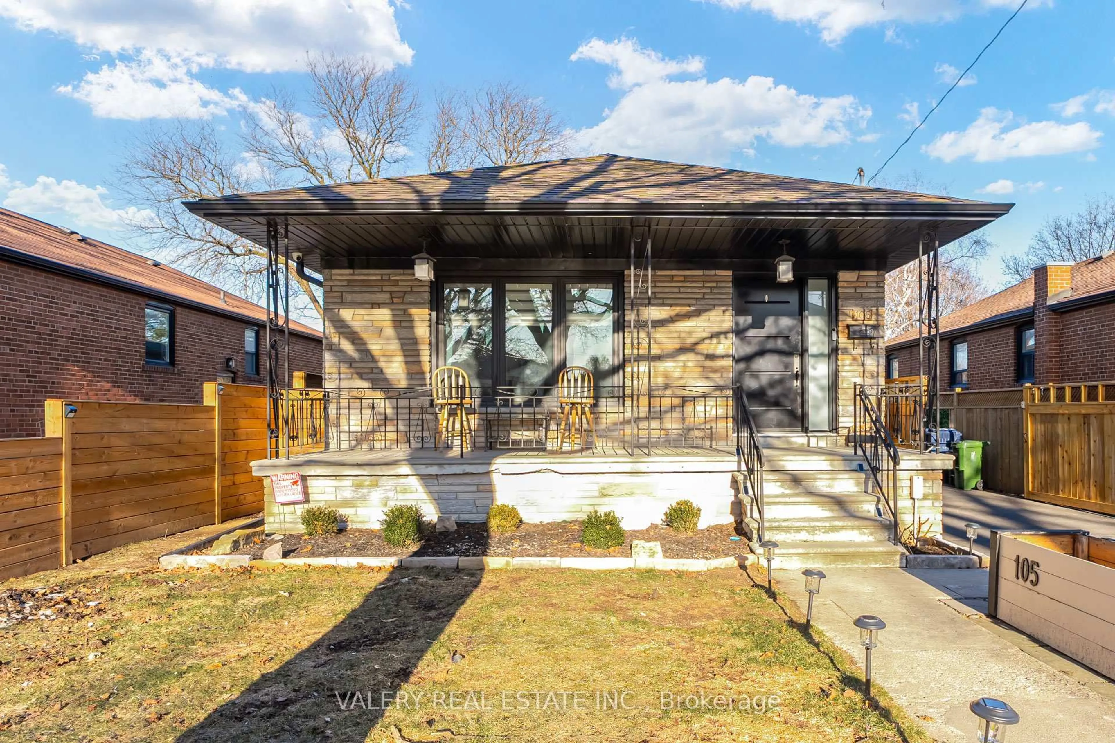 Home with brick exterior material, street for 105 North Carson St, Toronto Ontario M8W 4C7