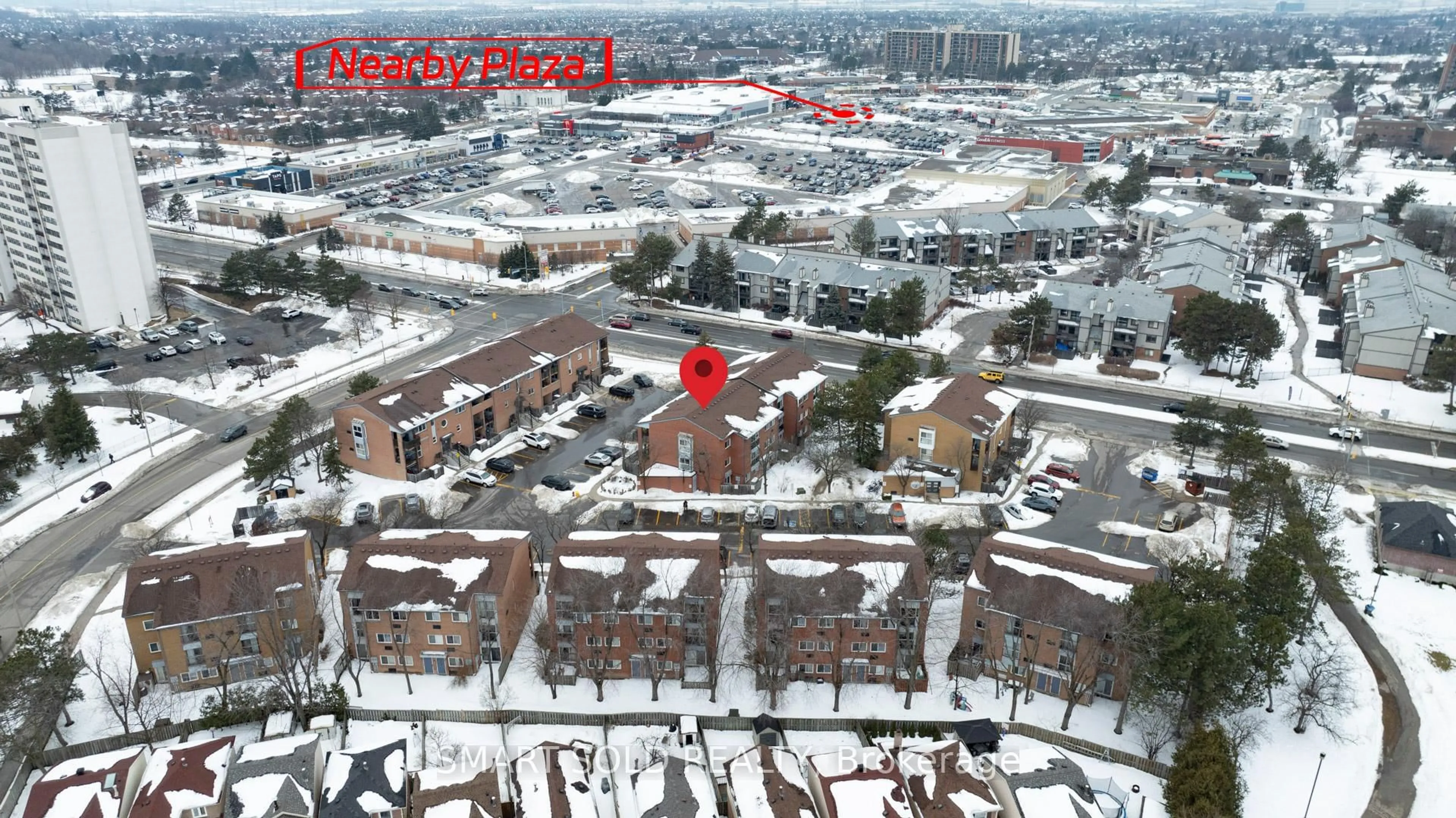 A pic from outside/outdoor area/front of a property/back of a property/a pic from drone, city buildings view from balcony for 2866 Battleford Rd #5D, Mississauga Ontario L5N 3L3