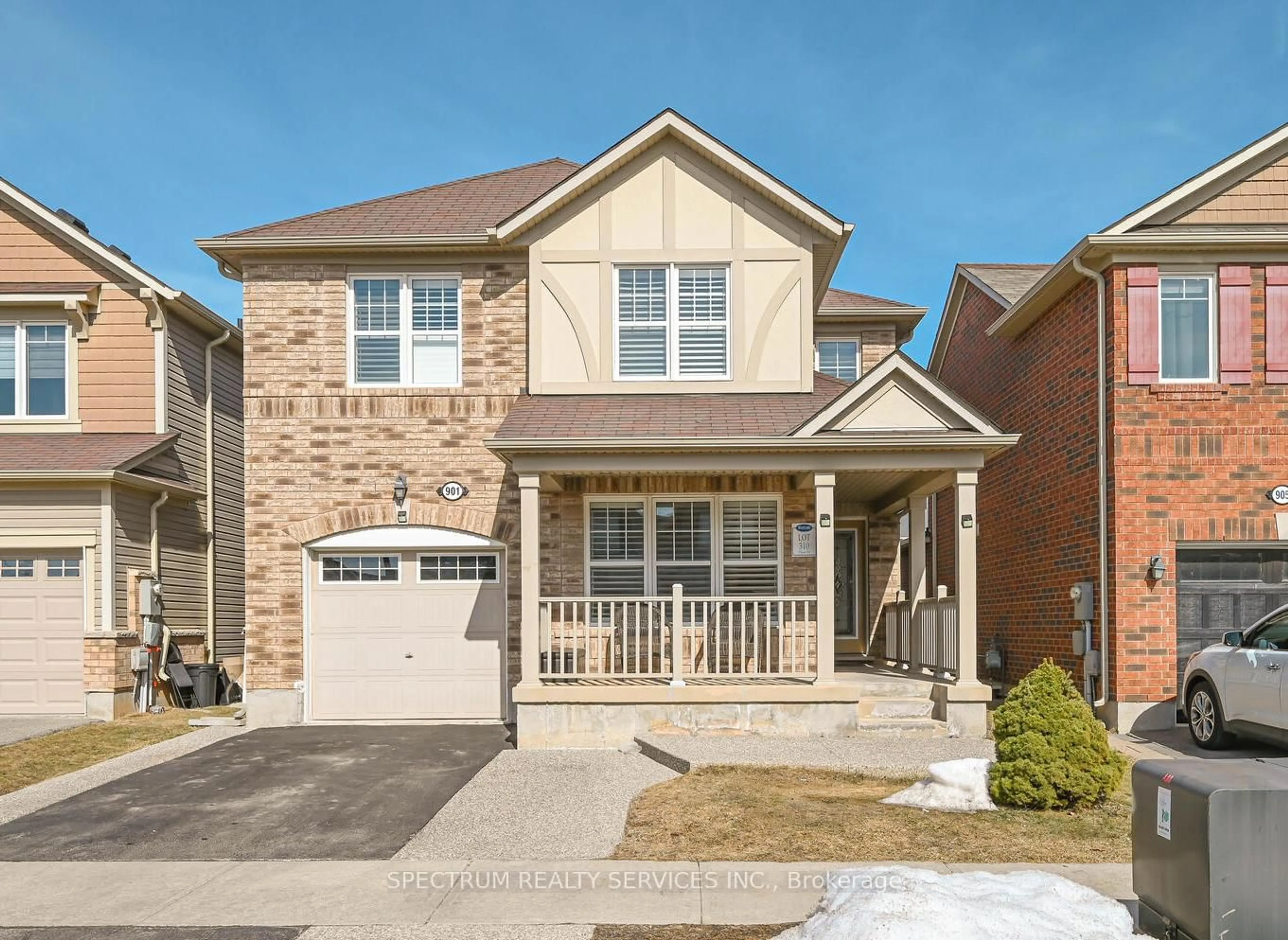 Home with brick exterior material, street for 901 Farmstead Dr, Milton Ontario L9T 8J5