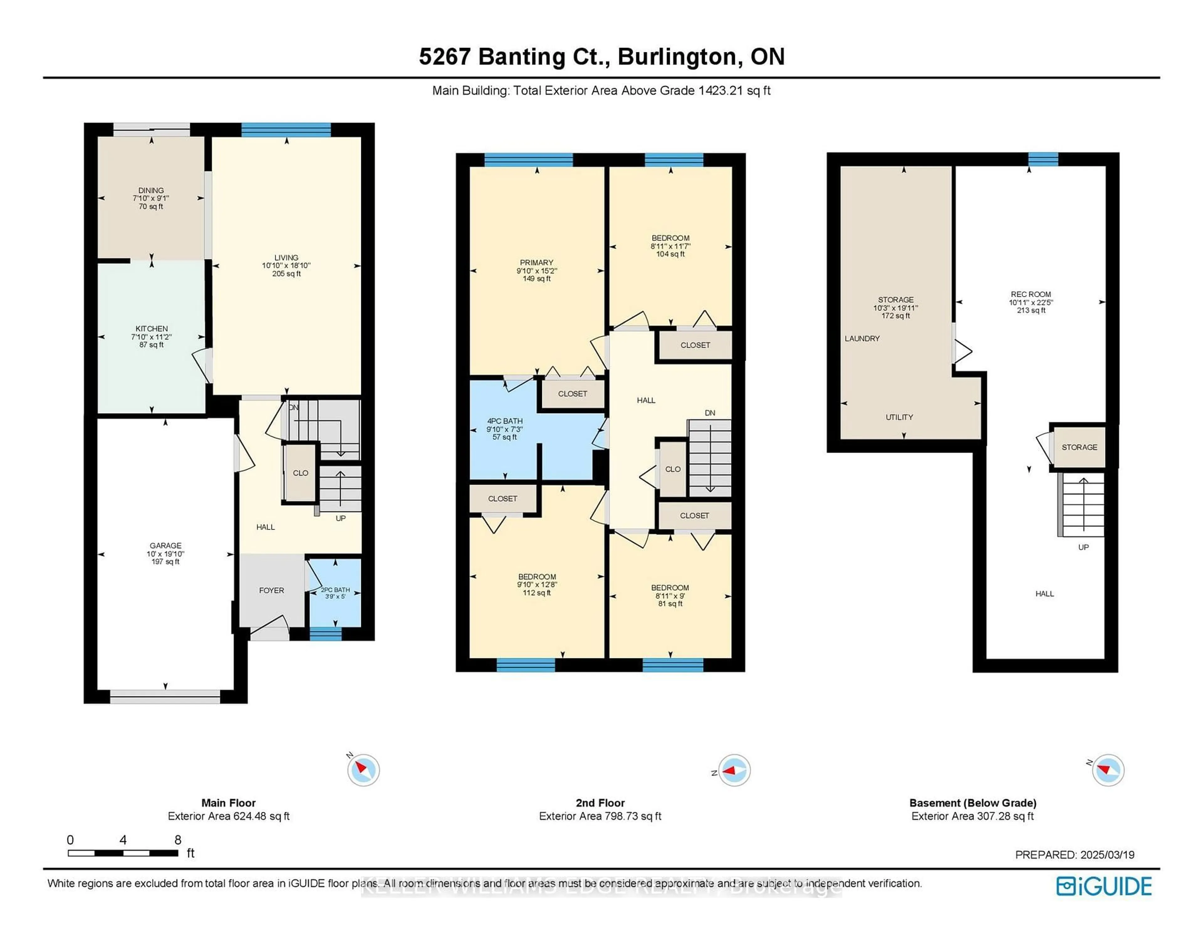 Floor plan for 5267 Banting Crt, Burlington Ontario L7L 2Z4