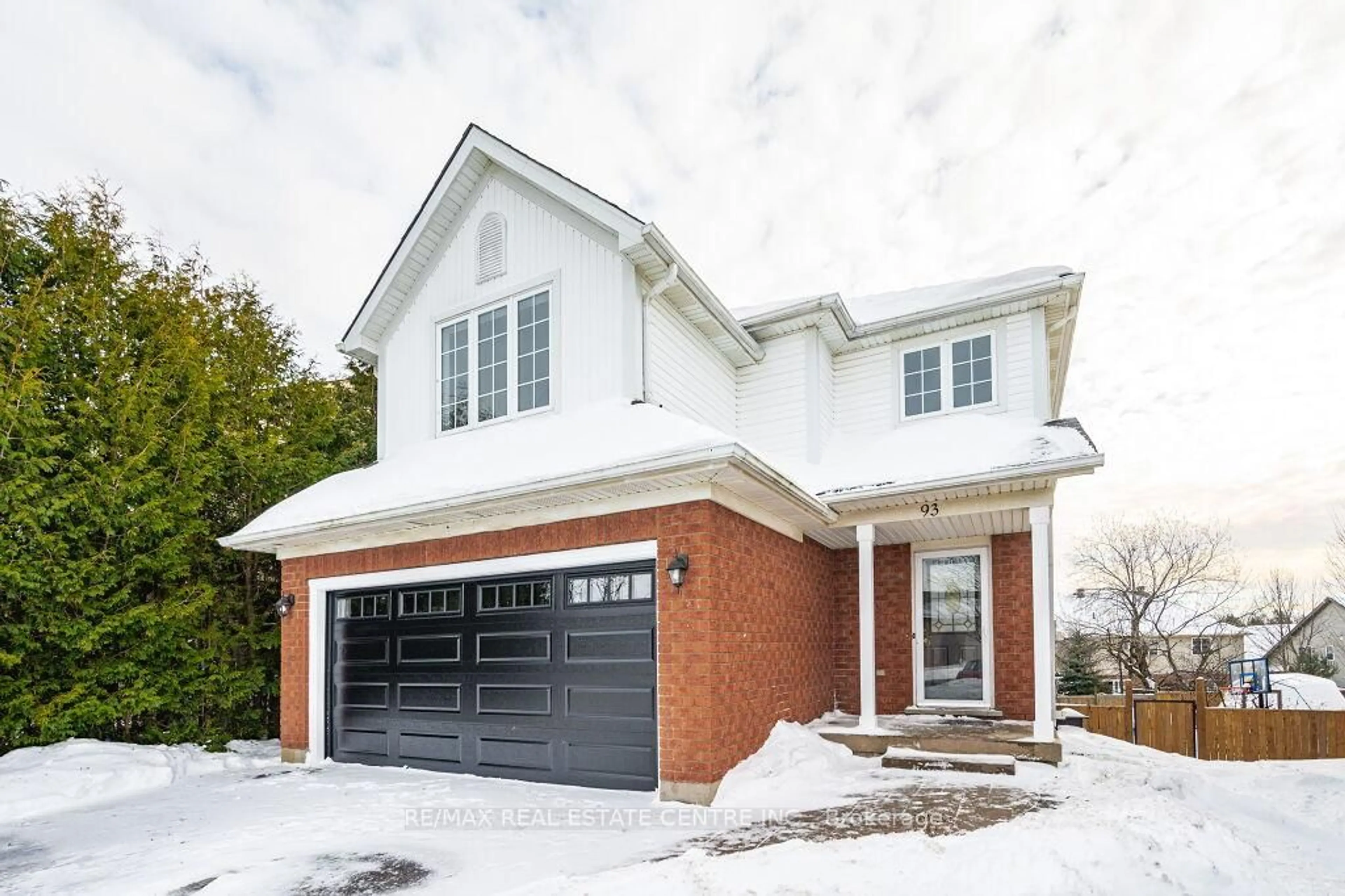 Home with brick exterior material, street for 93 Biscayne Cres, Orangeville Ontario L9W 5E5