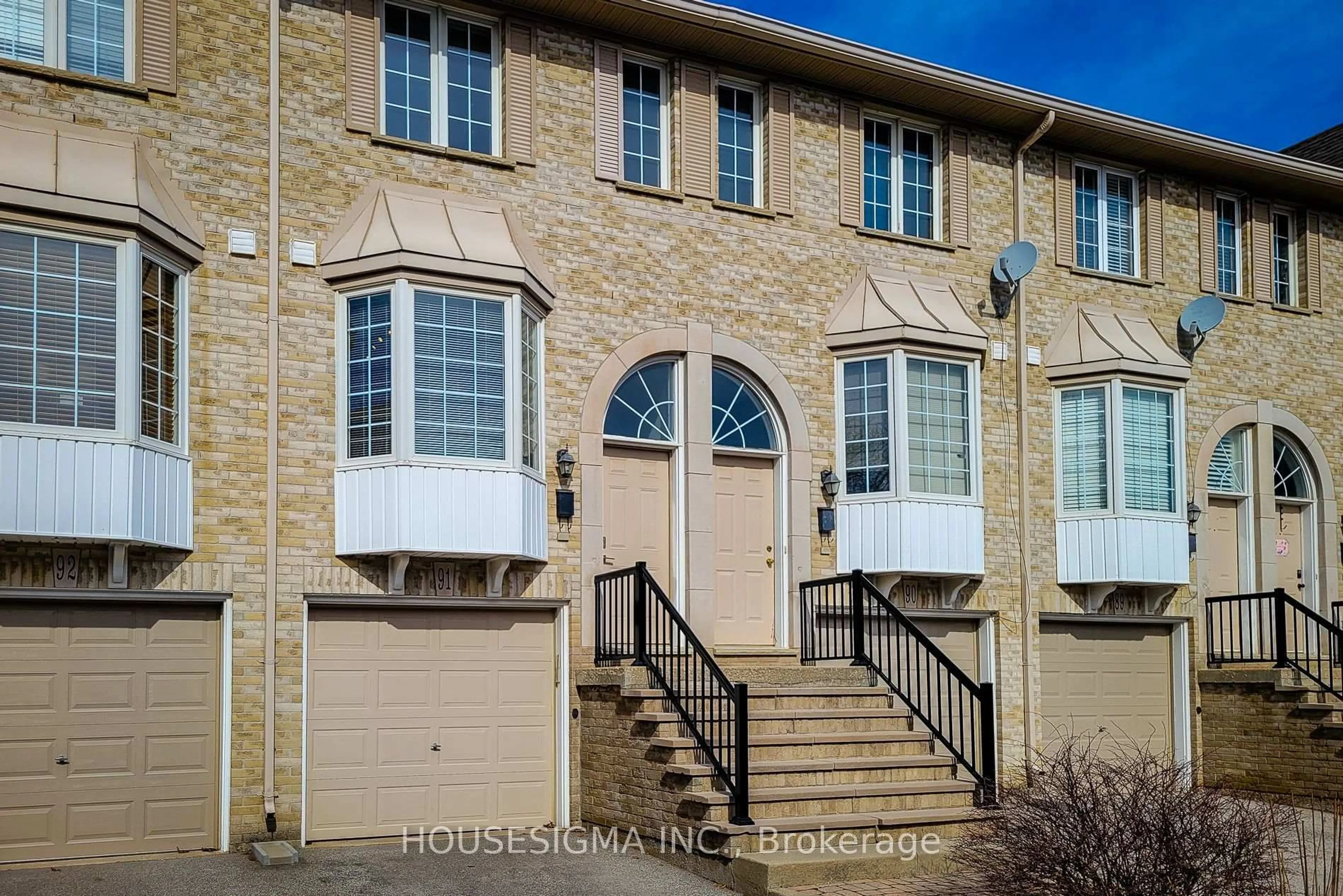 Home with brick exterior material, street for 3480 Upper Middle Rd #91, Burlington Ontario L7M 4S1