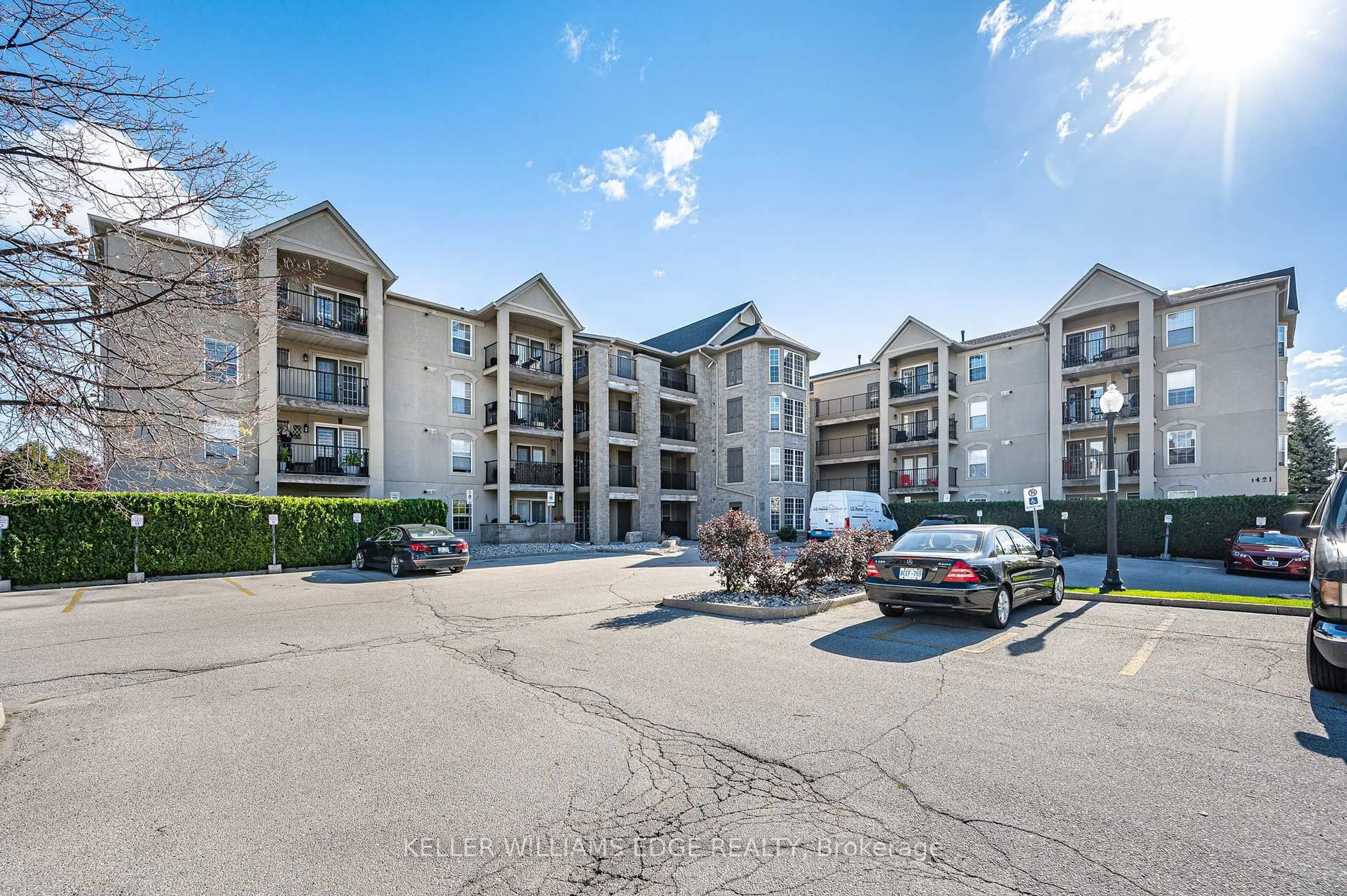 A pic from outside/outdoor area/front of a property/back of a property/a pic from drone, water/lake/river/ocean view for 1421 WALKERS LINE N/A #410, Burlington Ontario L7M 4P4