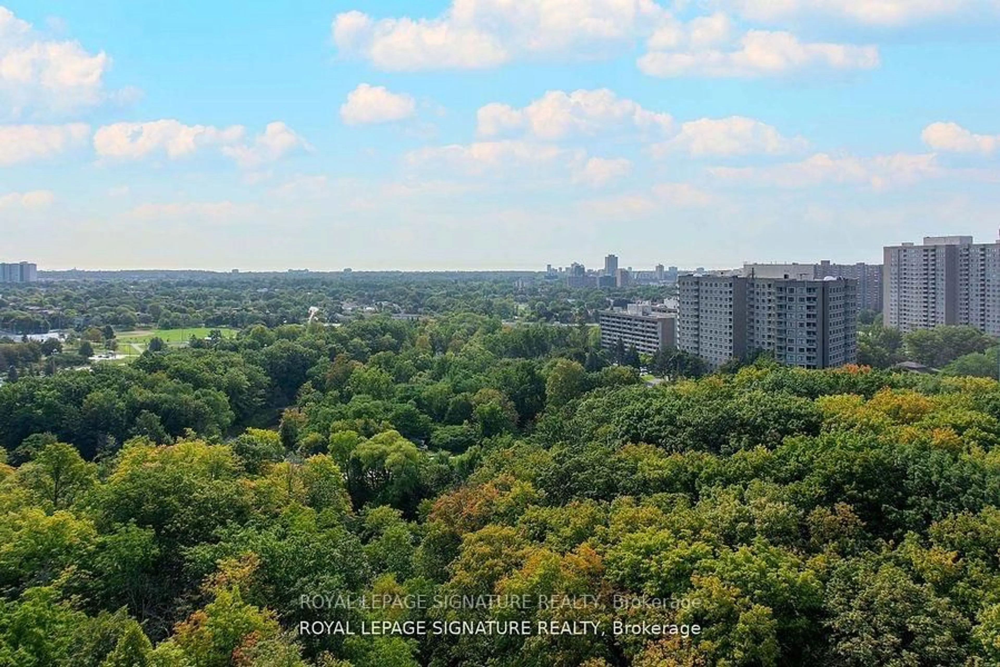 A pic from outside/outdoor area/front of a property/back of a property/a pic from drone, forest/trees view for 200 Burnhamthorpe Rd #403, Mississauga Ontario L5A 4L4