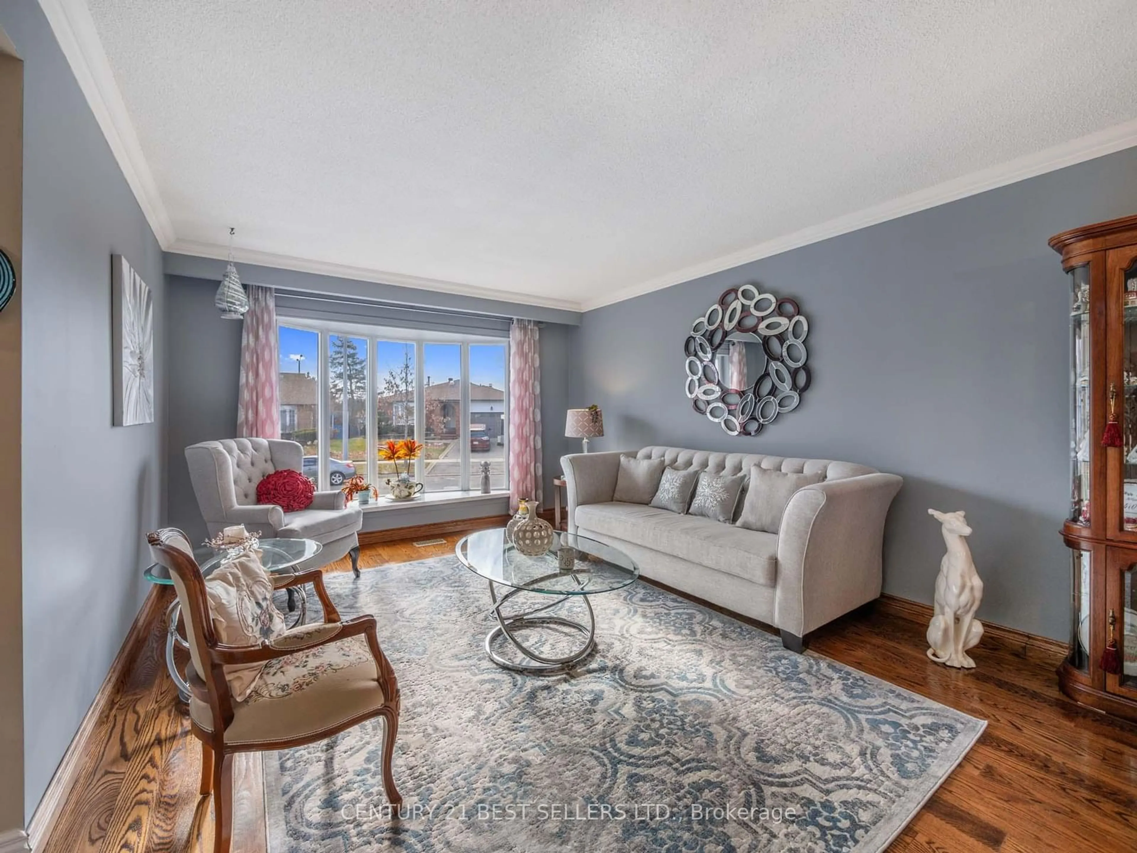 Living room with furniture, unknown for 15 Blackthorn Lane, Brampton Ontario L6V 3K7