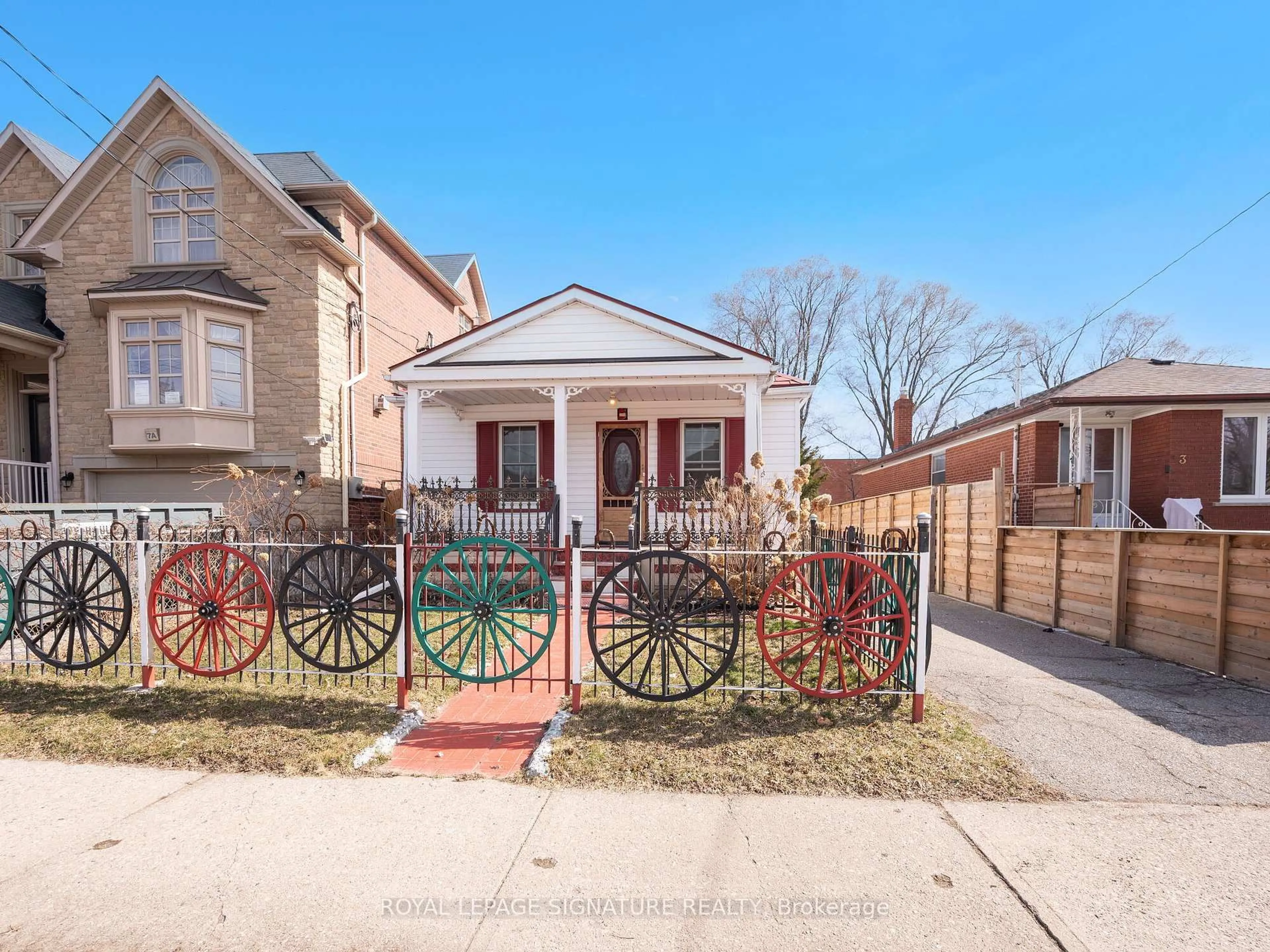 Home with brick exterior material, street for 5 Connorvale Ave, Toronto Ontario M8W 3Z9