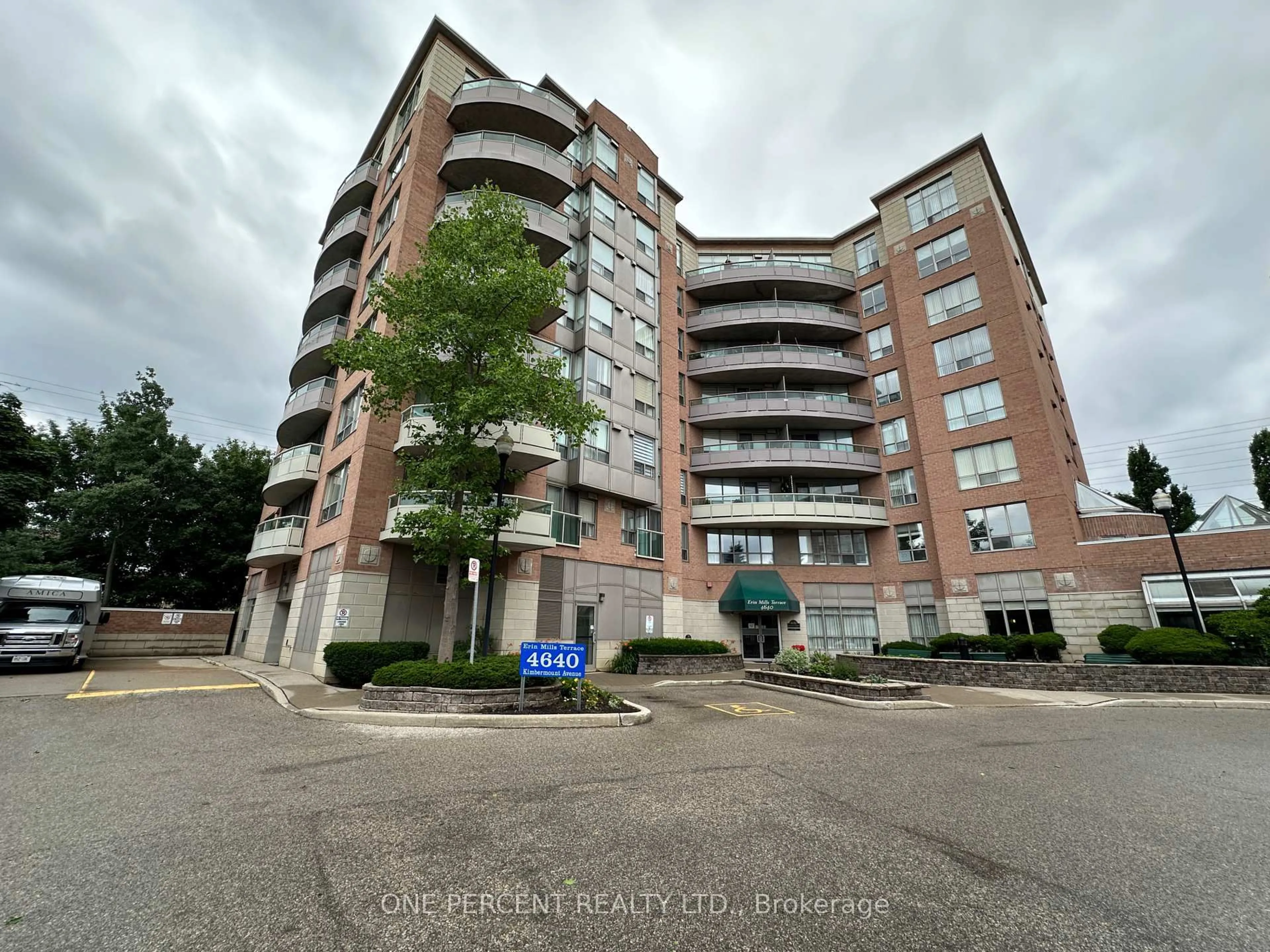 A pic from outside/outdoor area/front of a property/back of a property/a pic from drone, street for 4640 Kimbermount Ave #103, Mississauga Ontario L5M 5W6